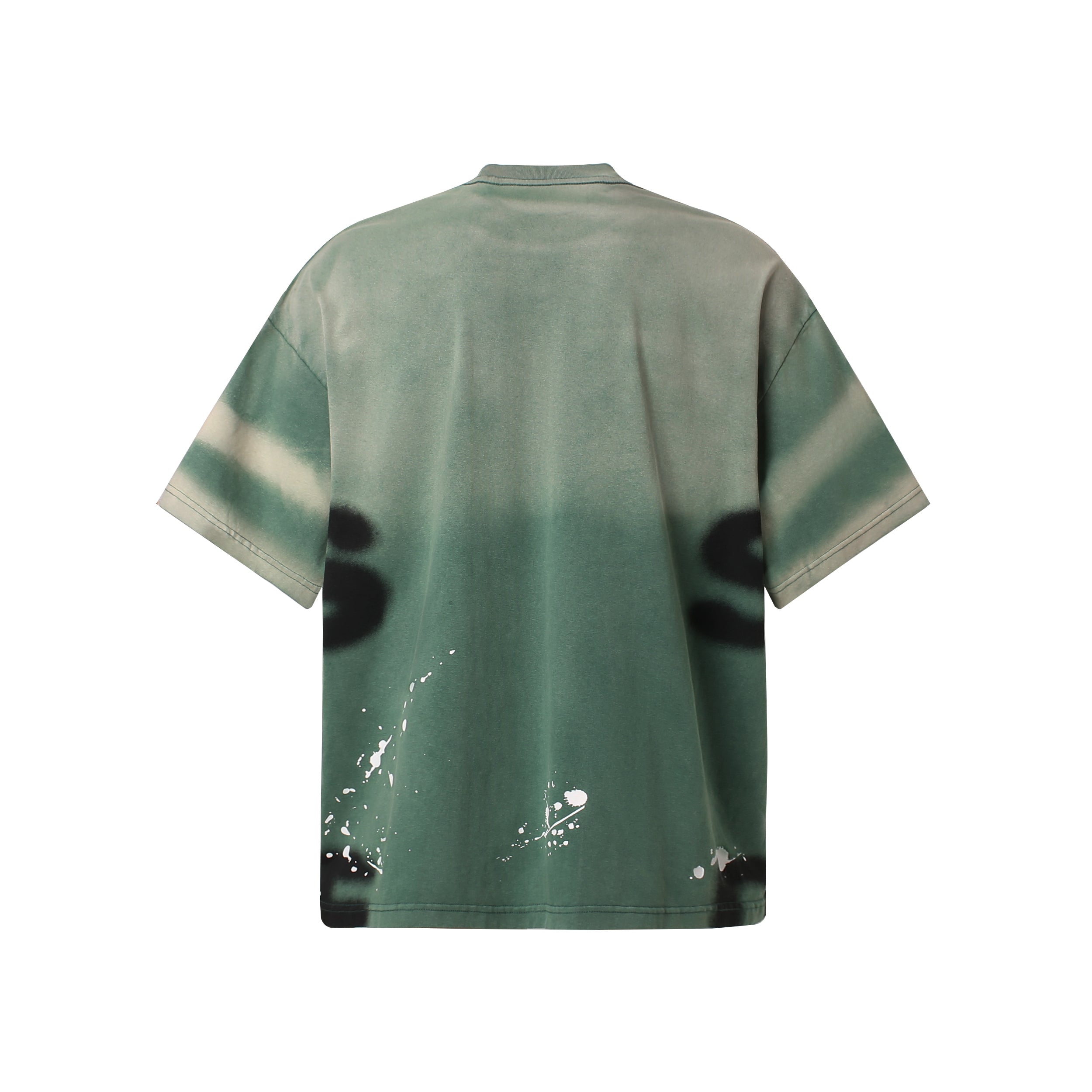 Spray Graphic Print | Oversized T-Shirt - Santo