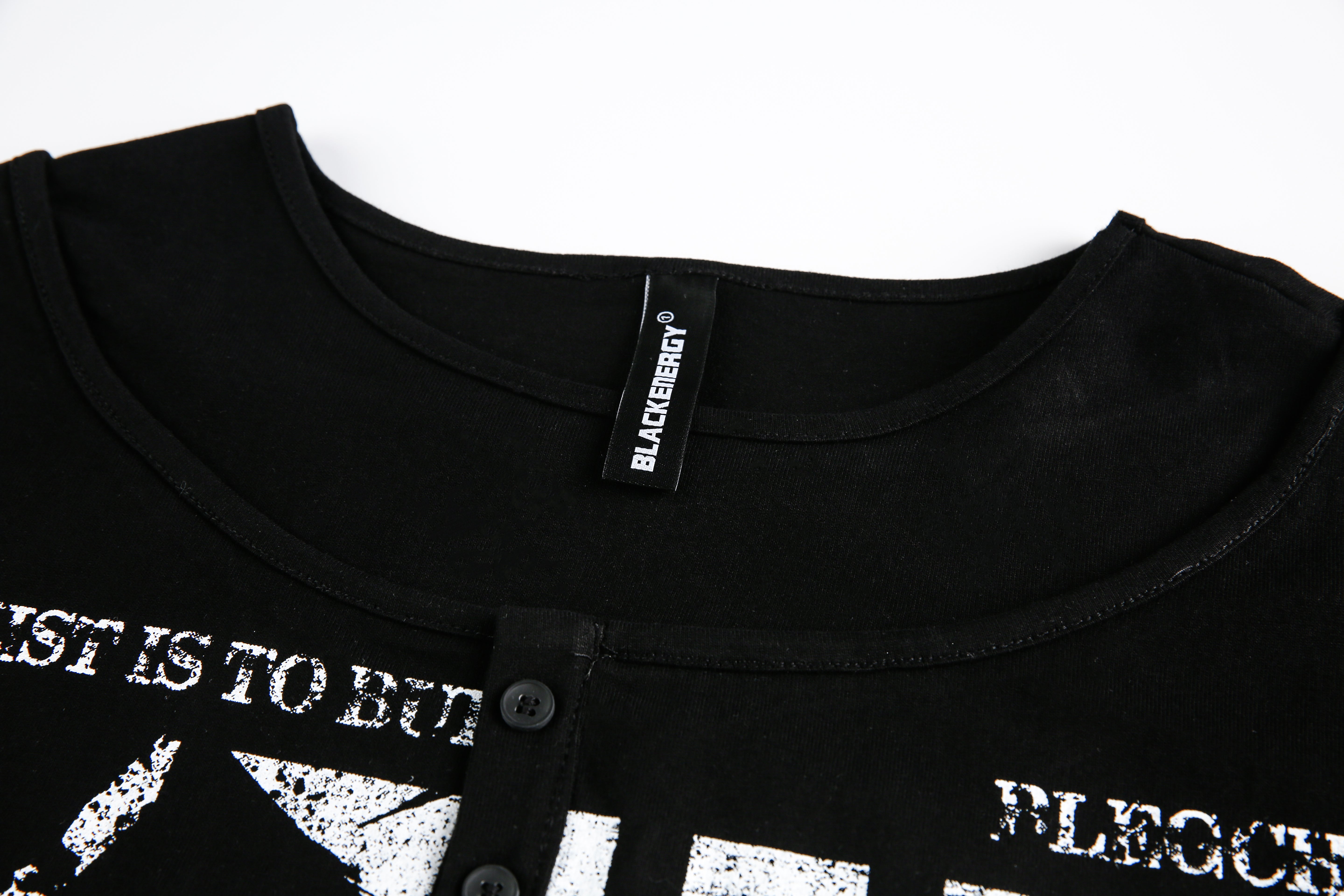 Punk Flag Art | Button Sweatshirt