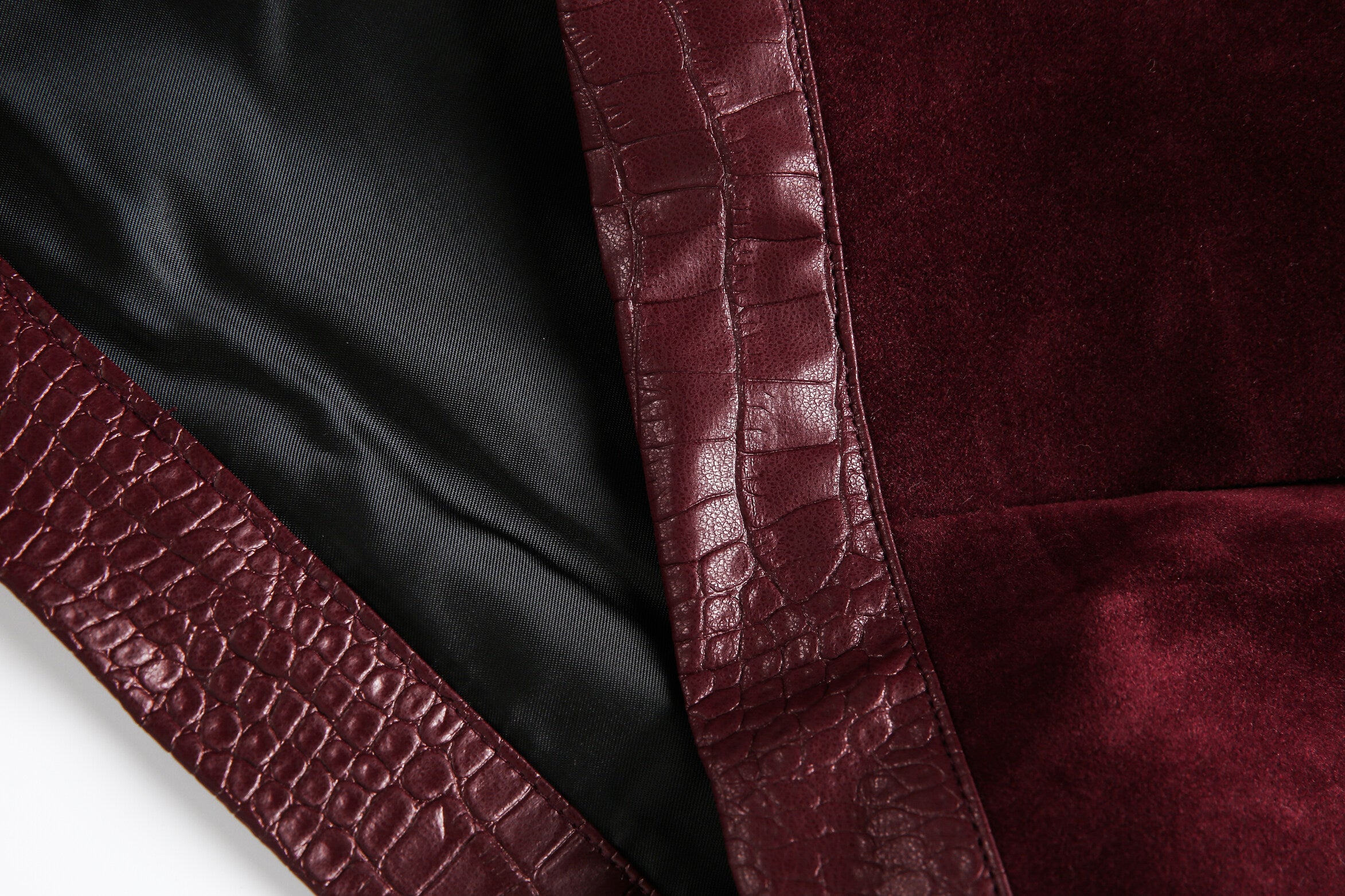 Studded Suede Croc | Motorcycle Jacket - Santo