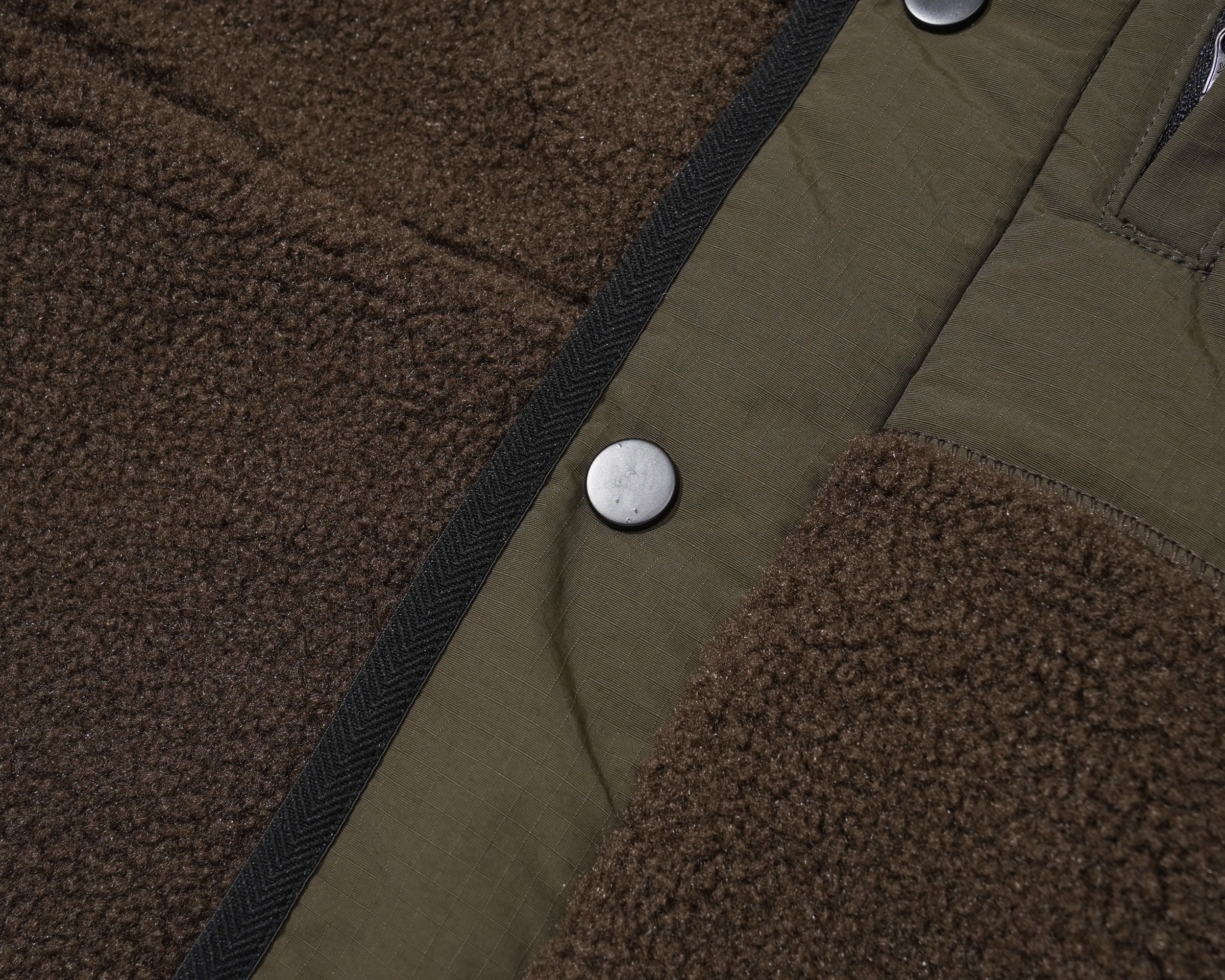 Color Block Patchwork | Fleece Jacket - Santo