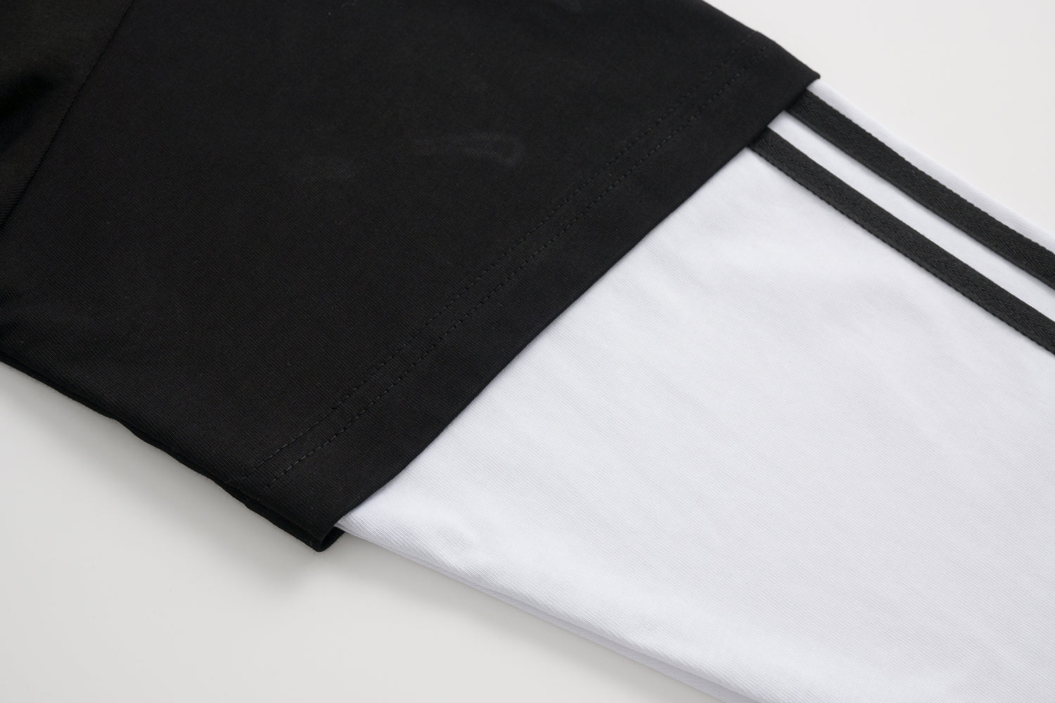 Layered Sleeve Design | Patchwork Sweatshirt - Santo