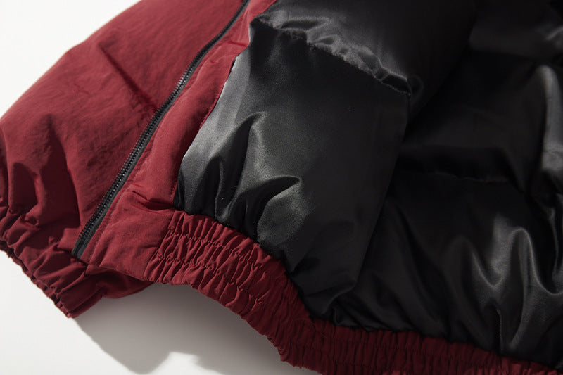 Color Blocking | Contrast Hooded Coat