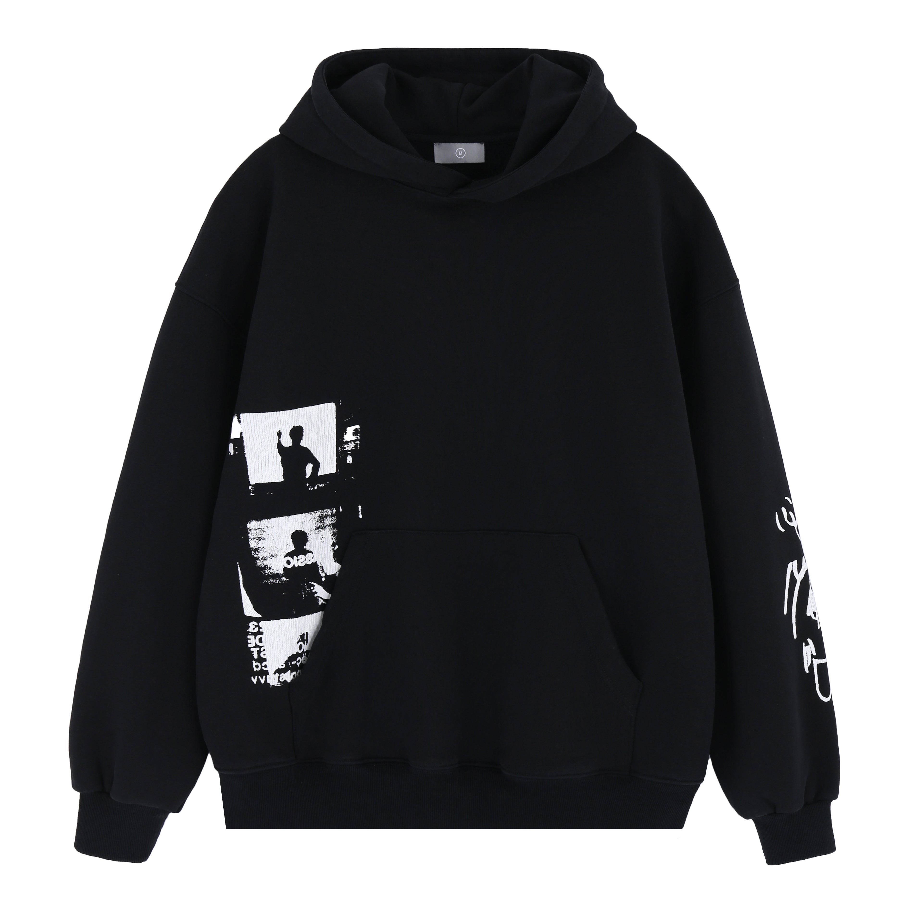 Abstract Look | Artistic Print Hoodie - Santo