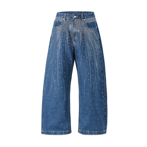 Night Glow Sparkle | Baggy Jeans - Santo