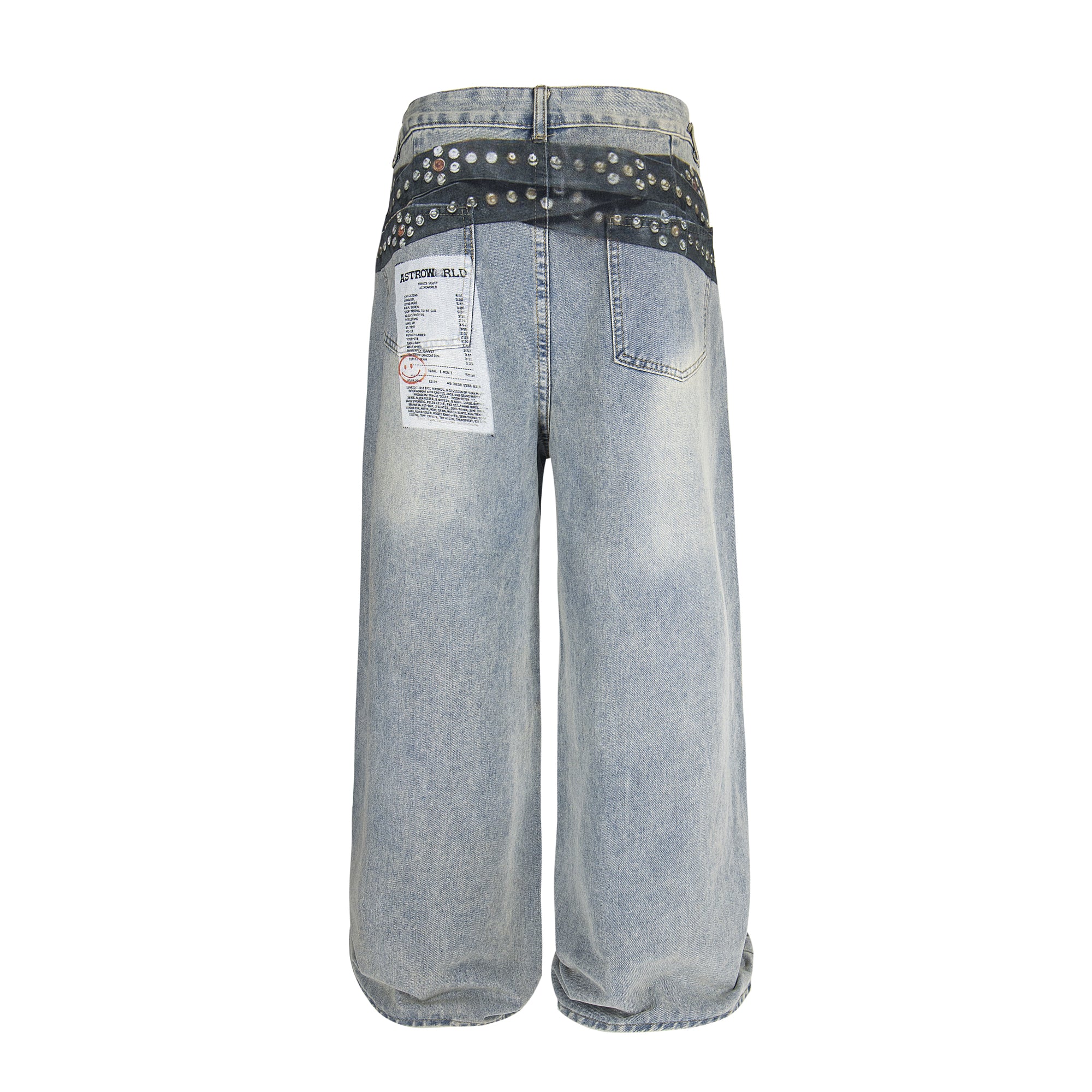Studded Patchwork | Denim Jeans - Santo