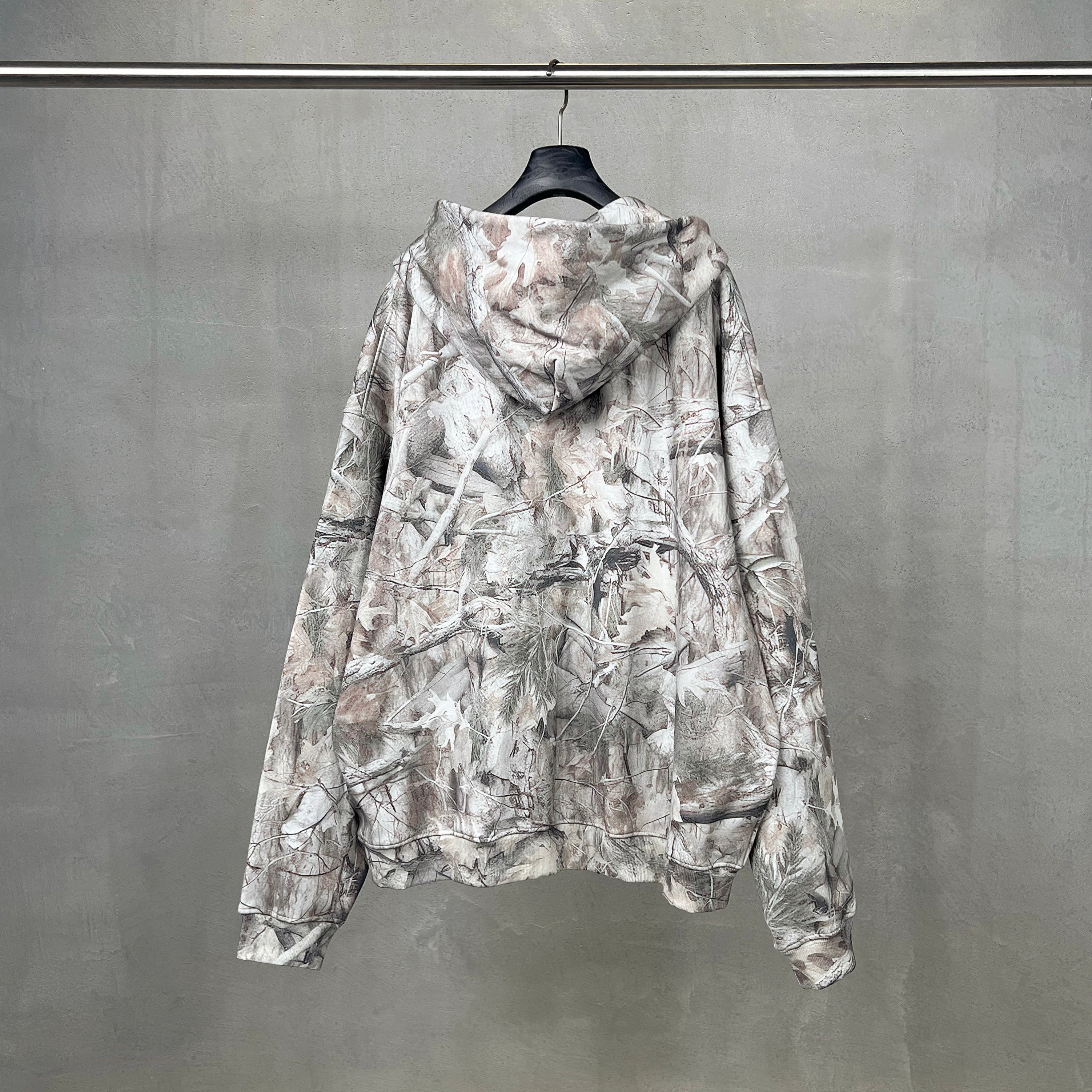 Forest Camo | Oversized Zip-Up Hoodie