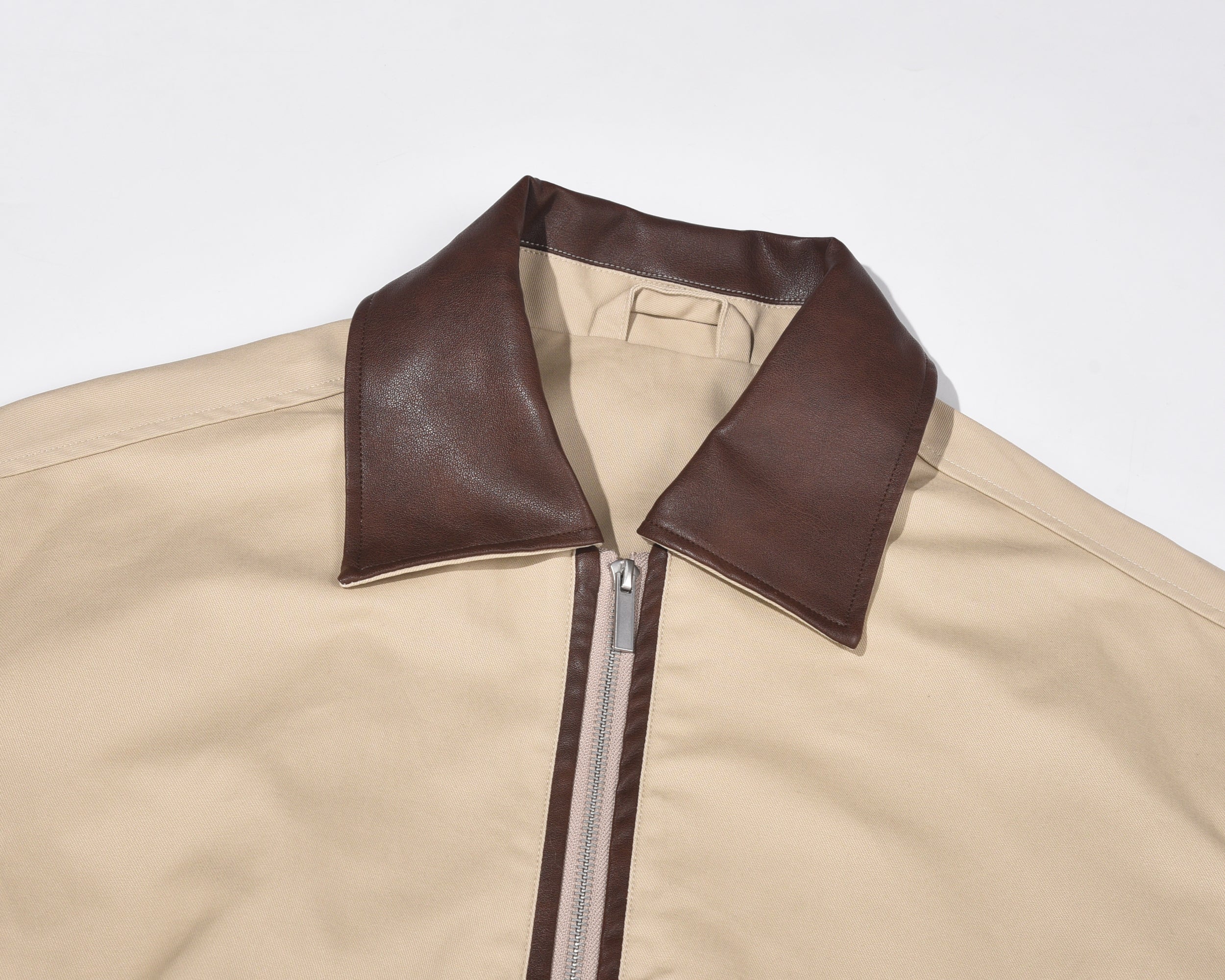 Casual Outerwear | Contrast Collar Jacket