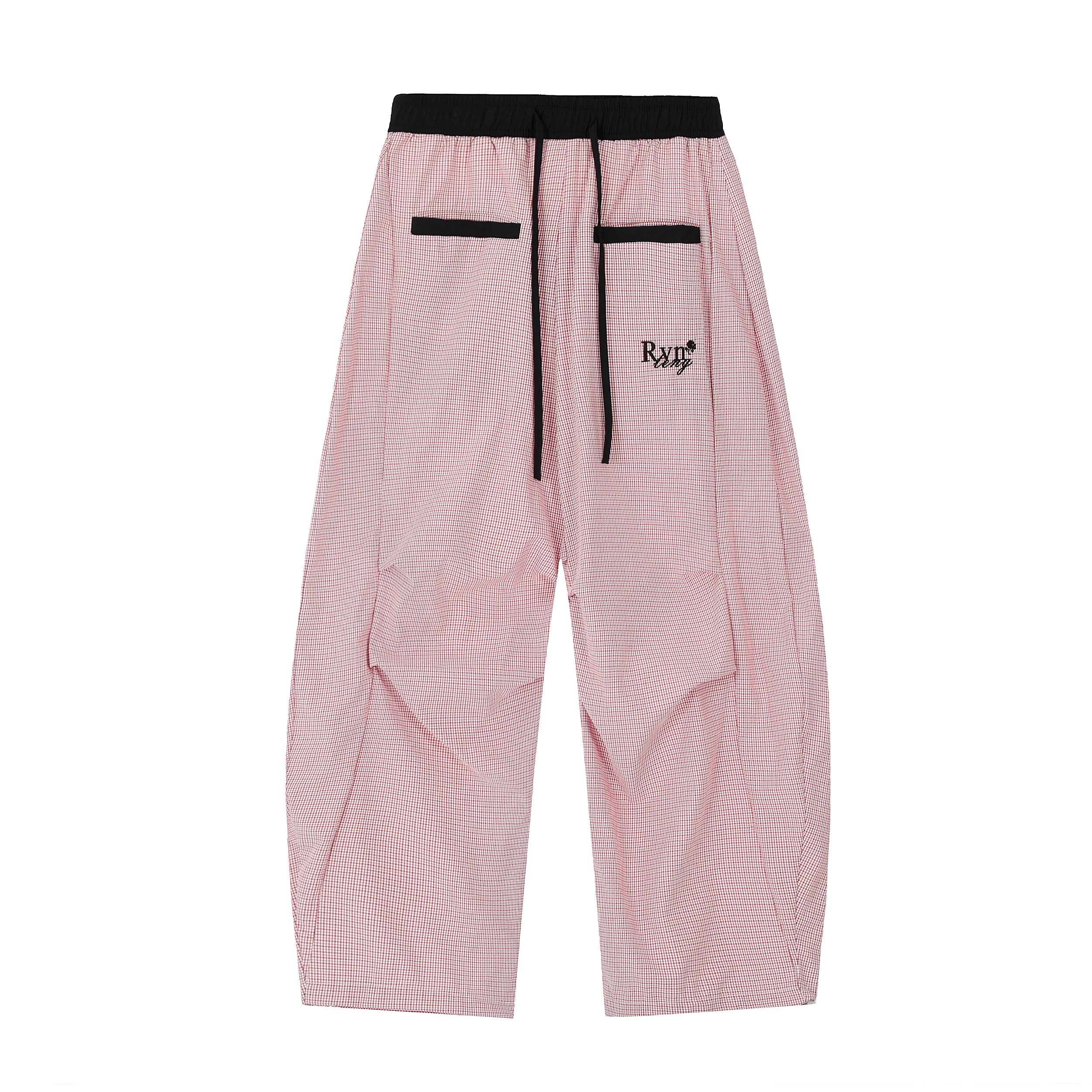 Everyday Ease | Gingham Relaxed Fit Pants