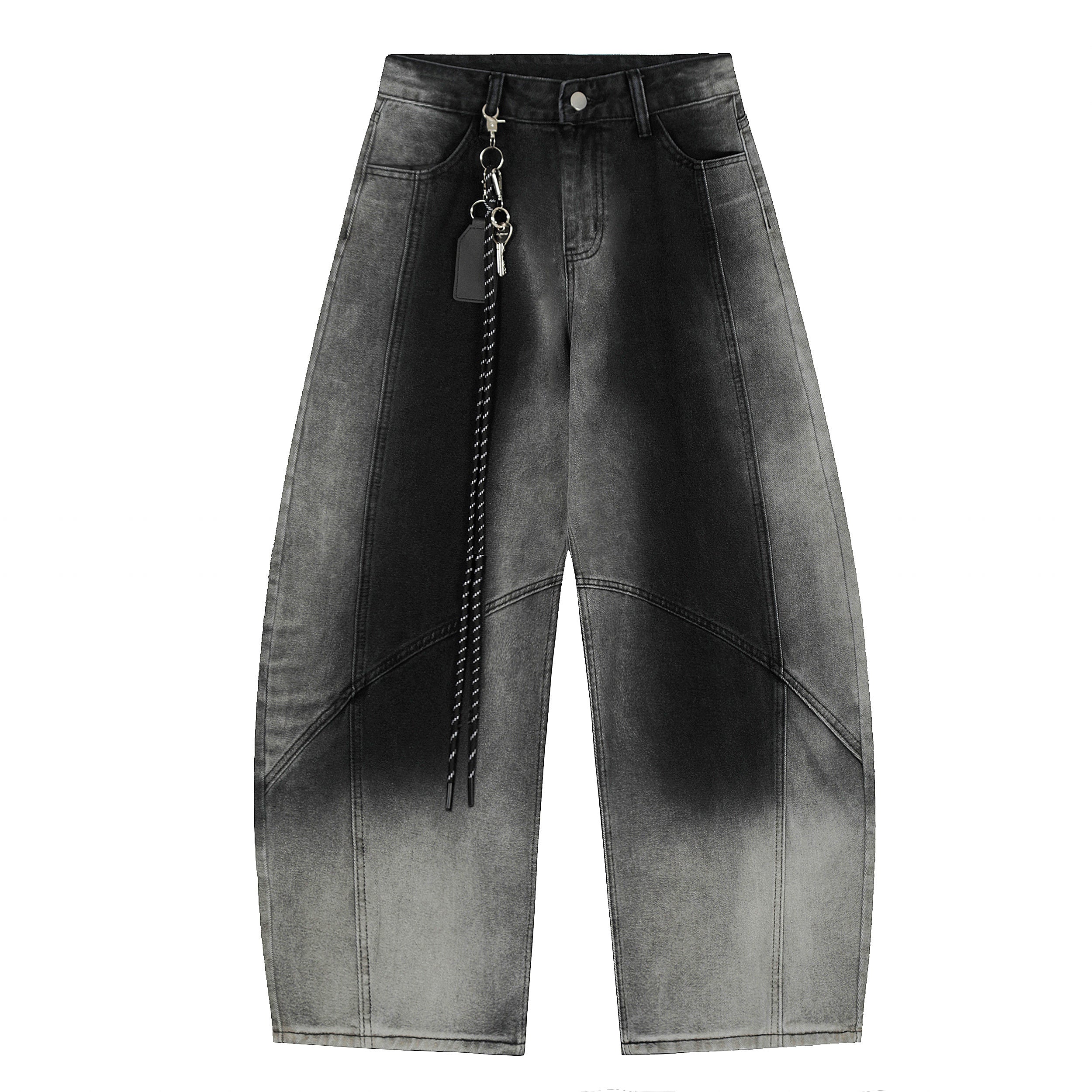 INK SPLASH | Wide Fit Printed Trousers