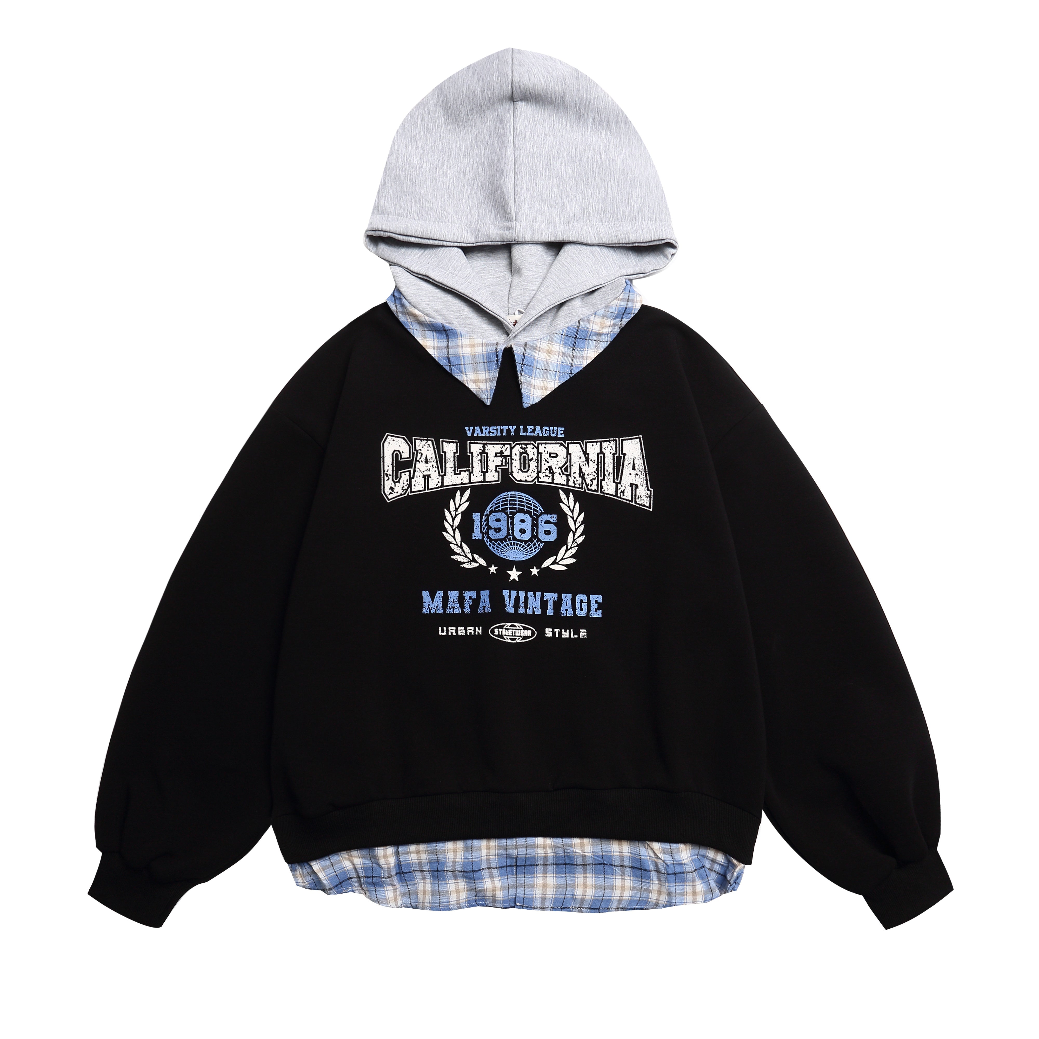 California Varsity | Hoodie – Layered Streetwear Style