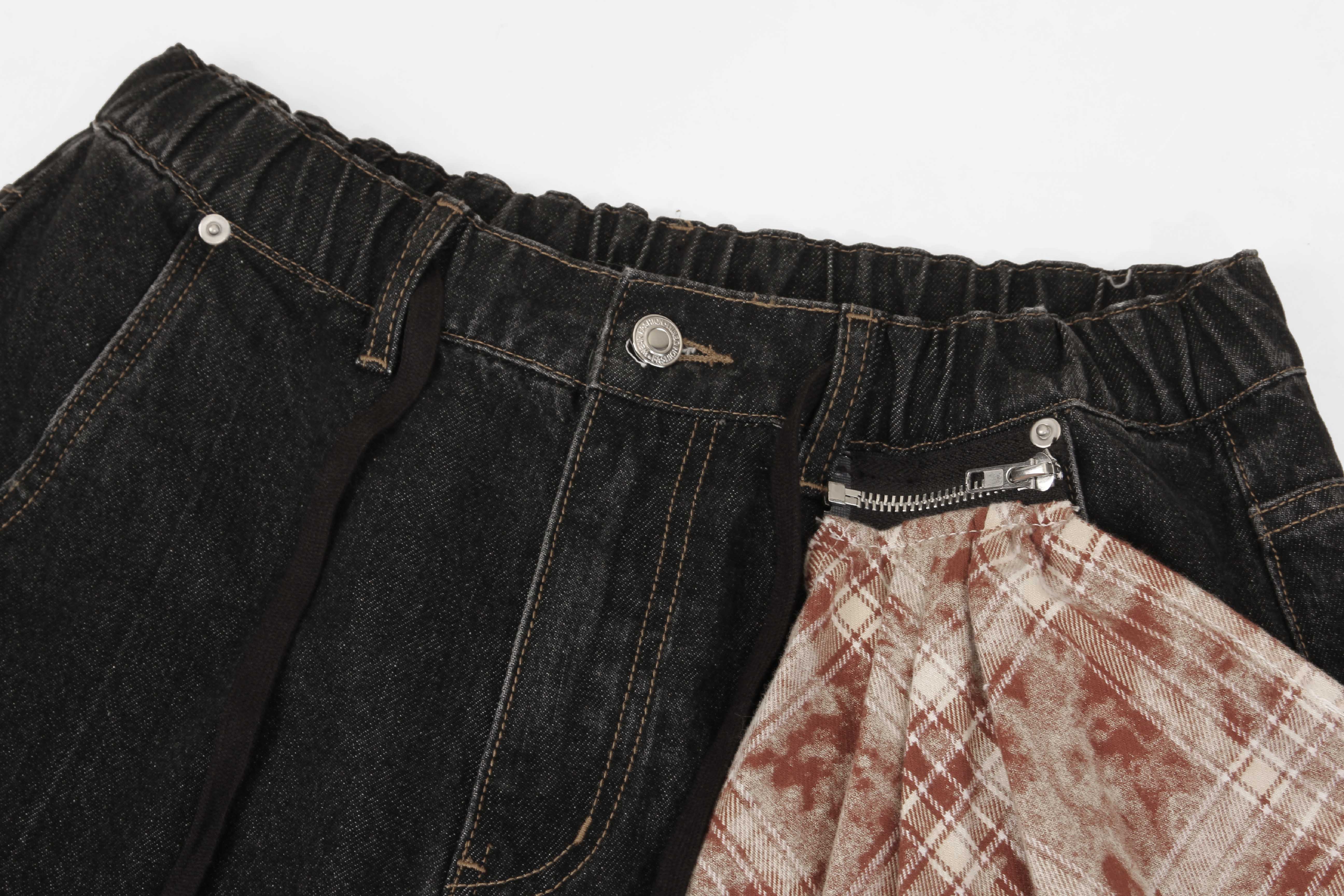 Scarf Detail | Denim Jeans - Santo