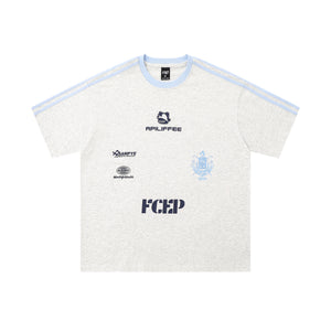 Club Stripe | Retro Football Crest Tee