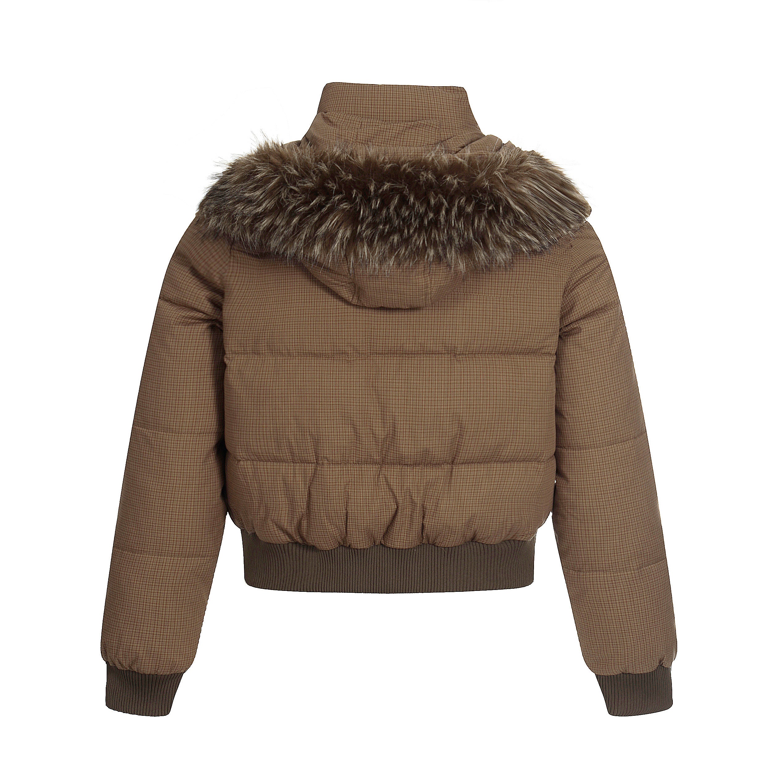 Denim Chill | Faux Fur Collar Winter Jacket