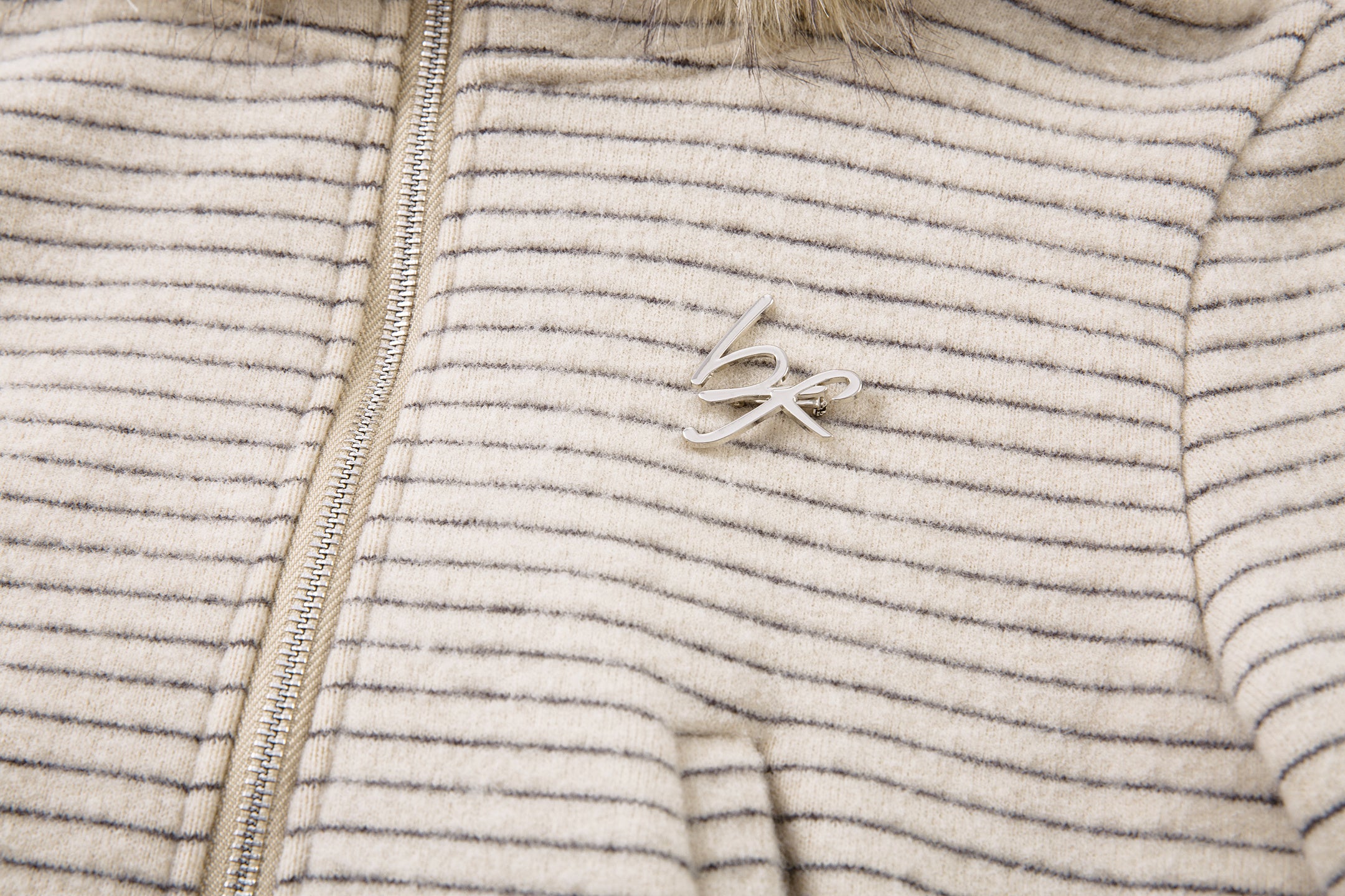 Stone Haze | Washed Denim Jacket with Zip Front