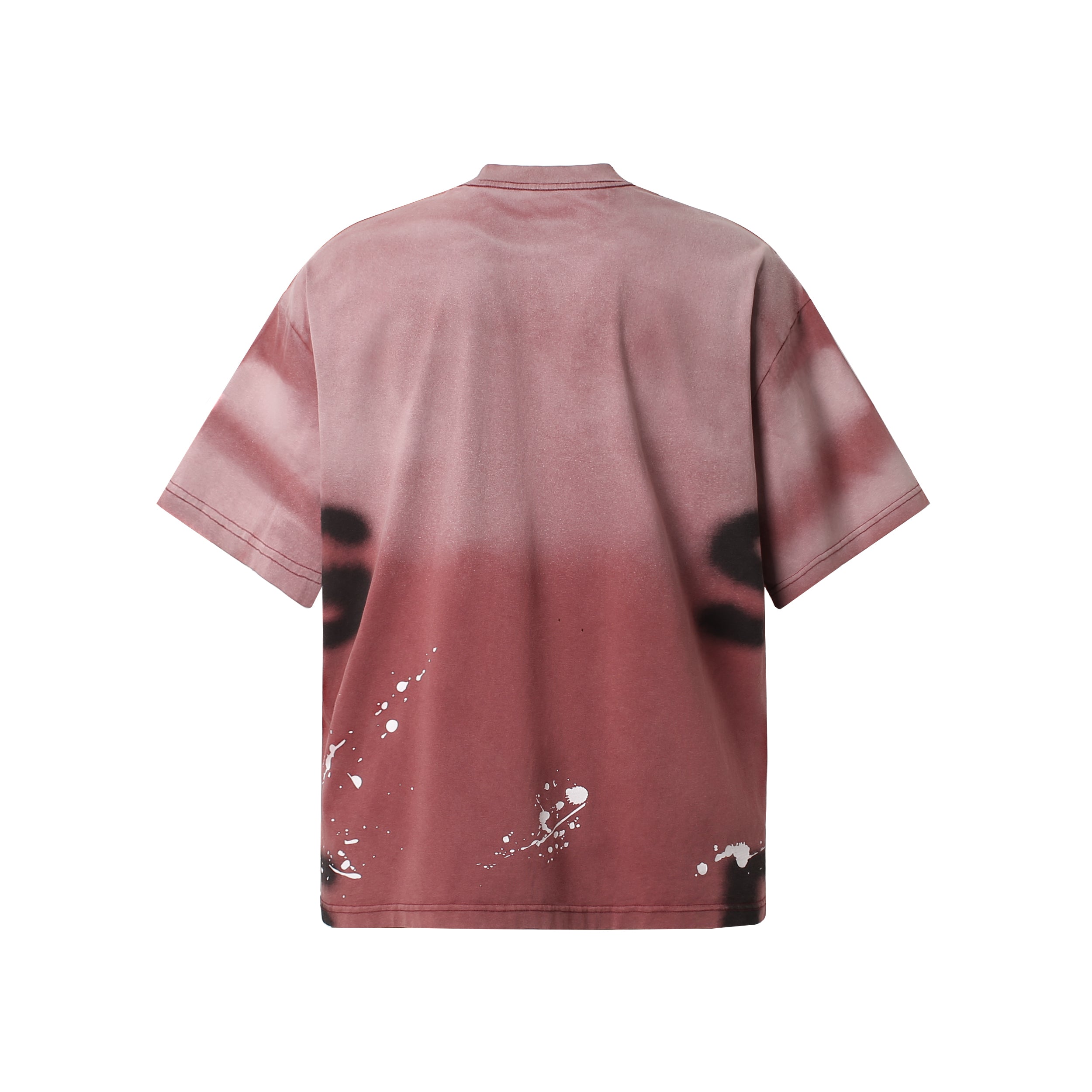 Spray Graphic Print | Oversized T-Shirt - Santo