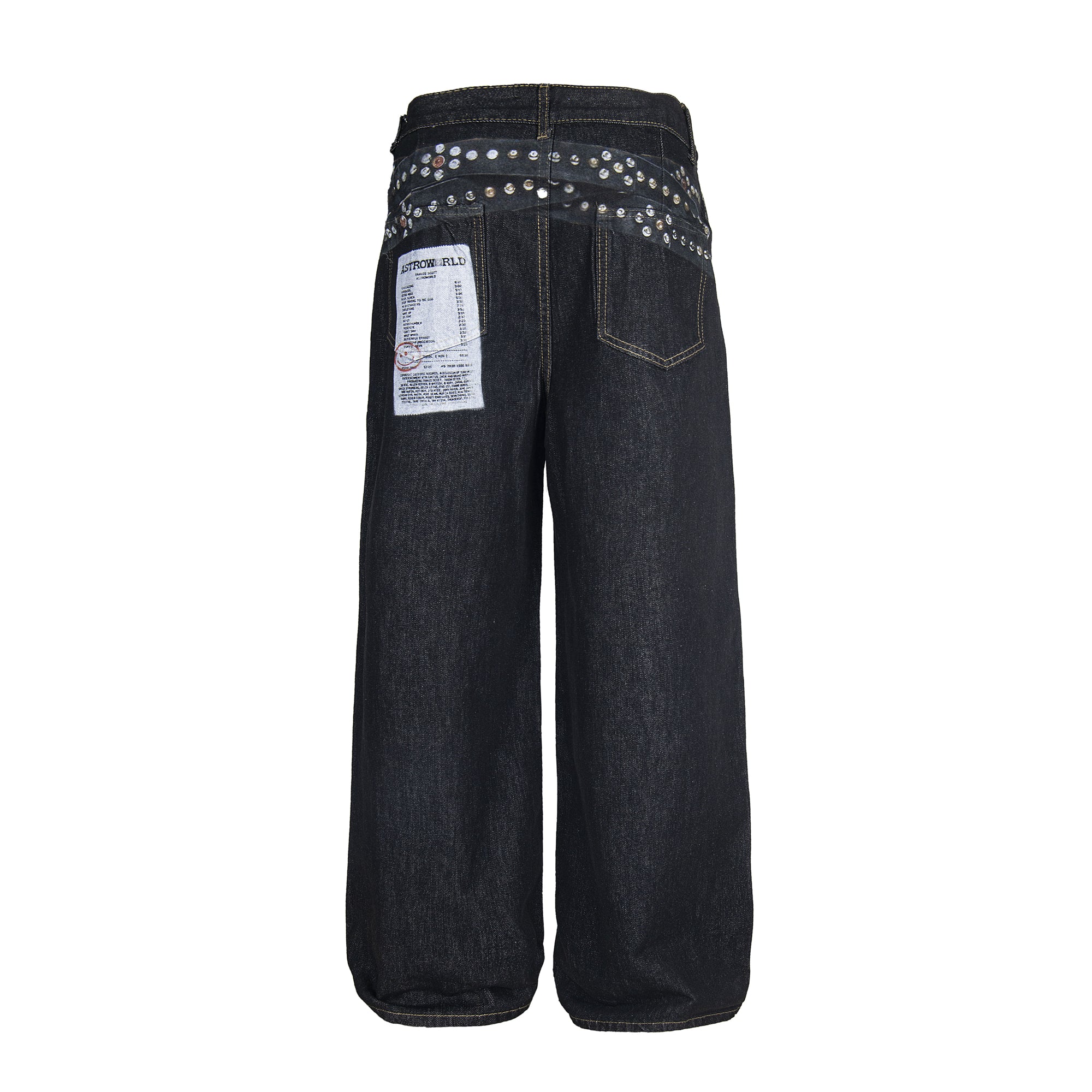 Studded Patchwork | Denim Jeans - Santo