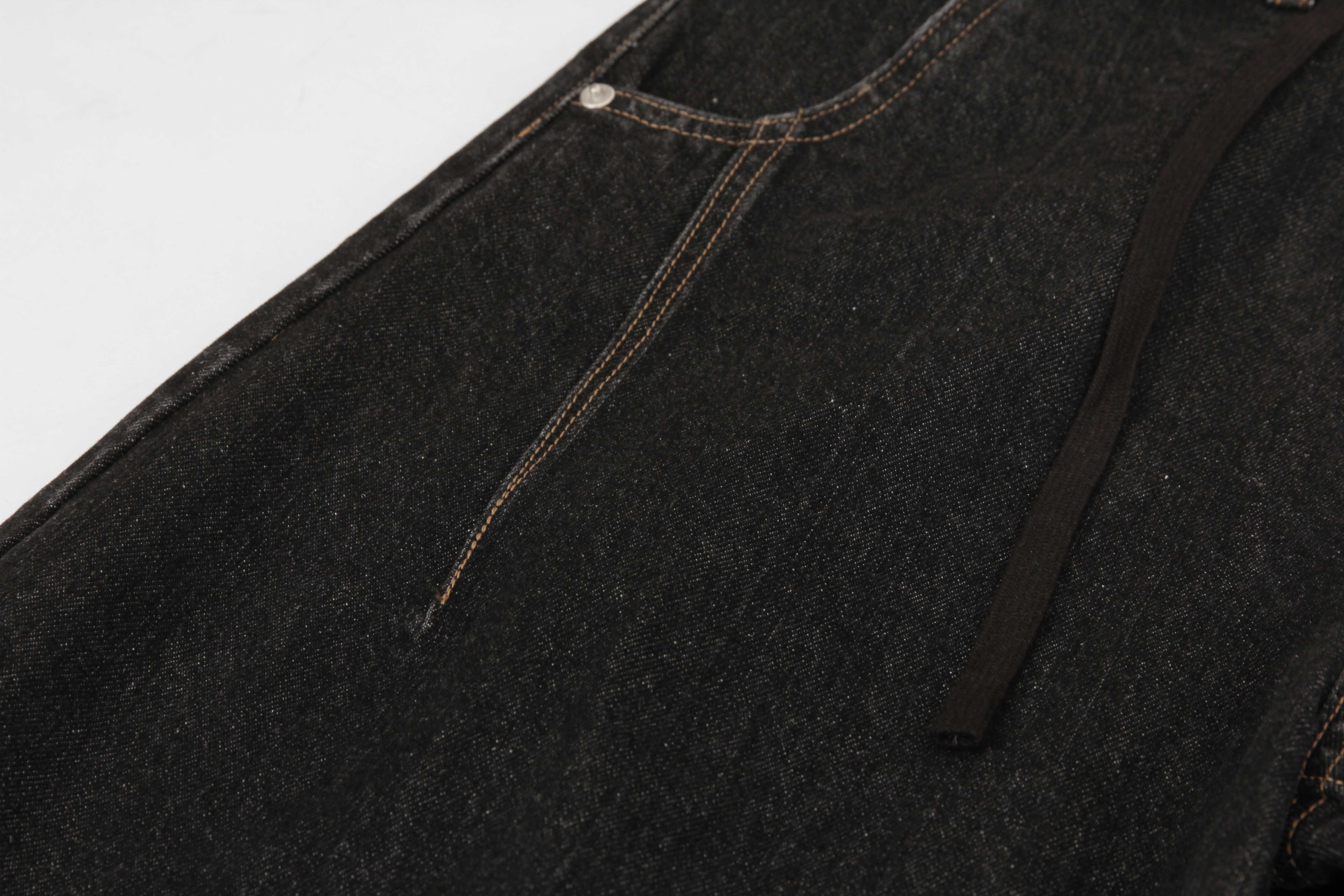 Scarf Detail | Denim Jeans - Santo
