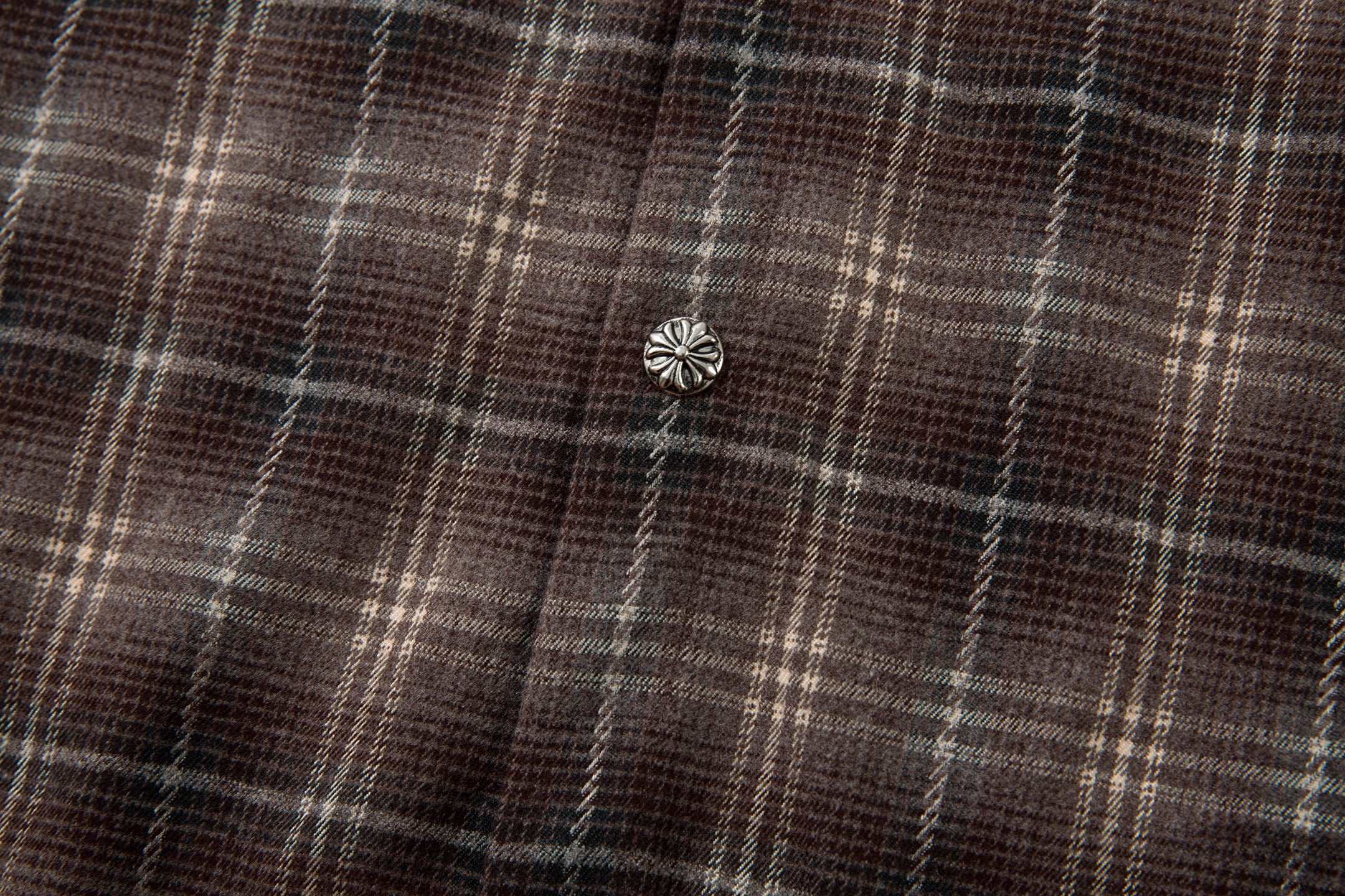 Vintage Plaid Contrast | Layered Sweatshirt - Santo