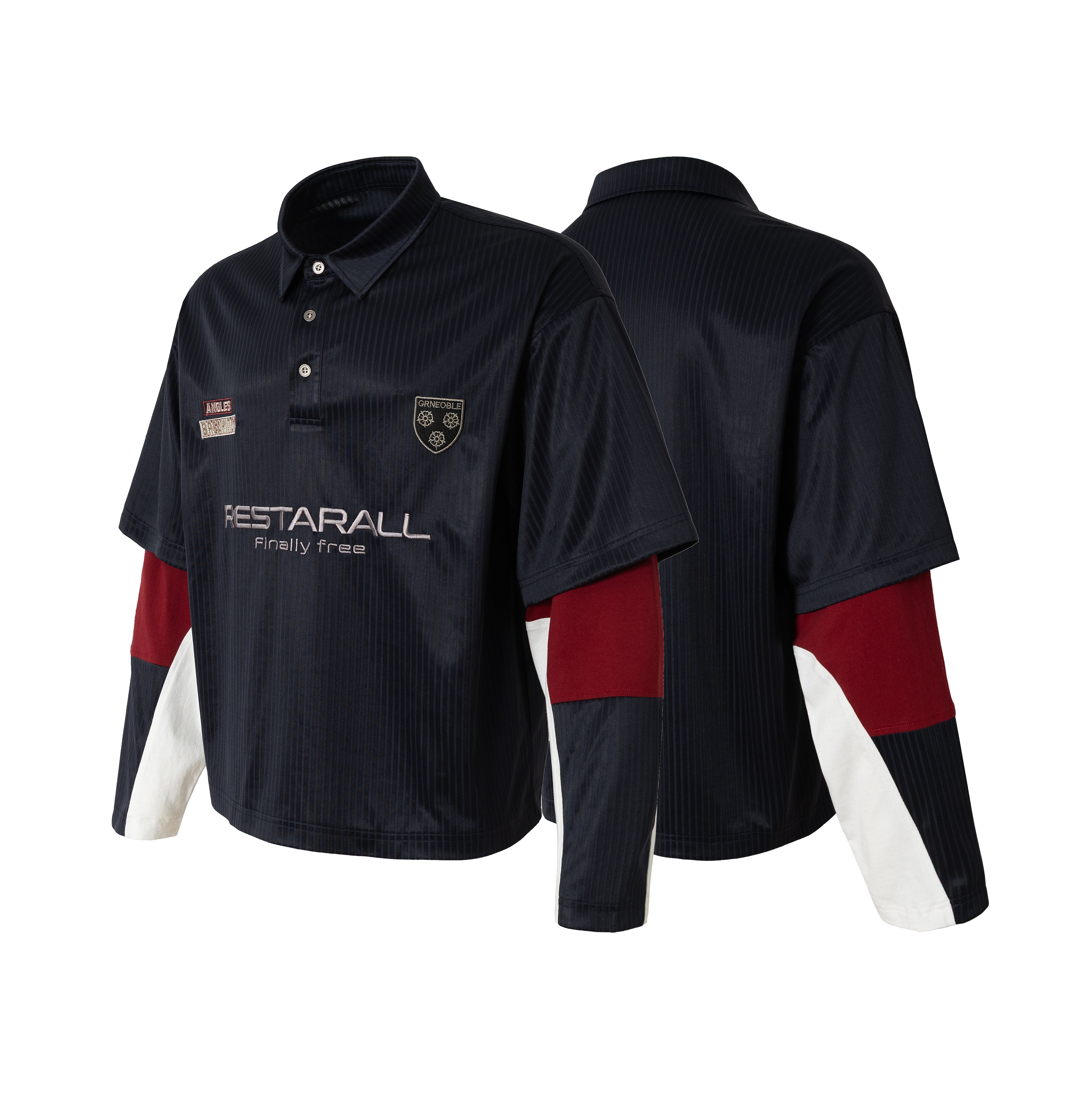 Retro Blocking Patchwork | Racing Sweatshirt - Santo