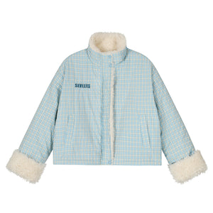 Double Cozy | Reversible Check & Fleece Jacket