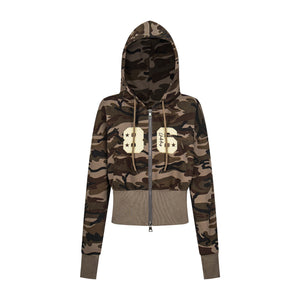 86 Zip Hoodie – Sporty Cropped Fit