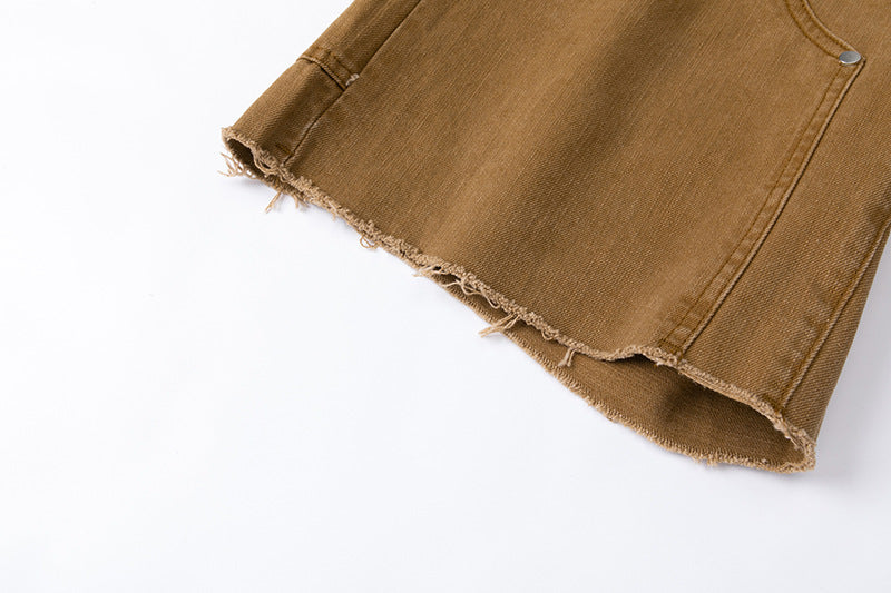 Utility Pocket | Denim Shorts
