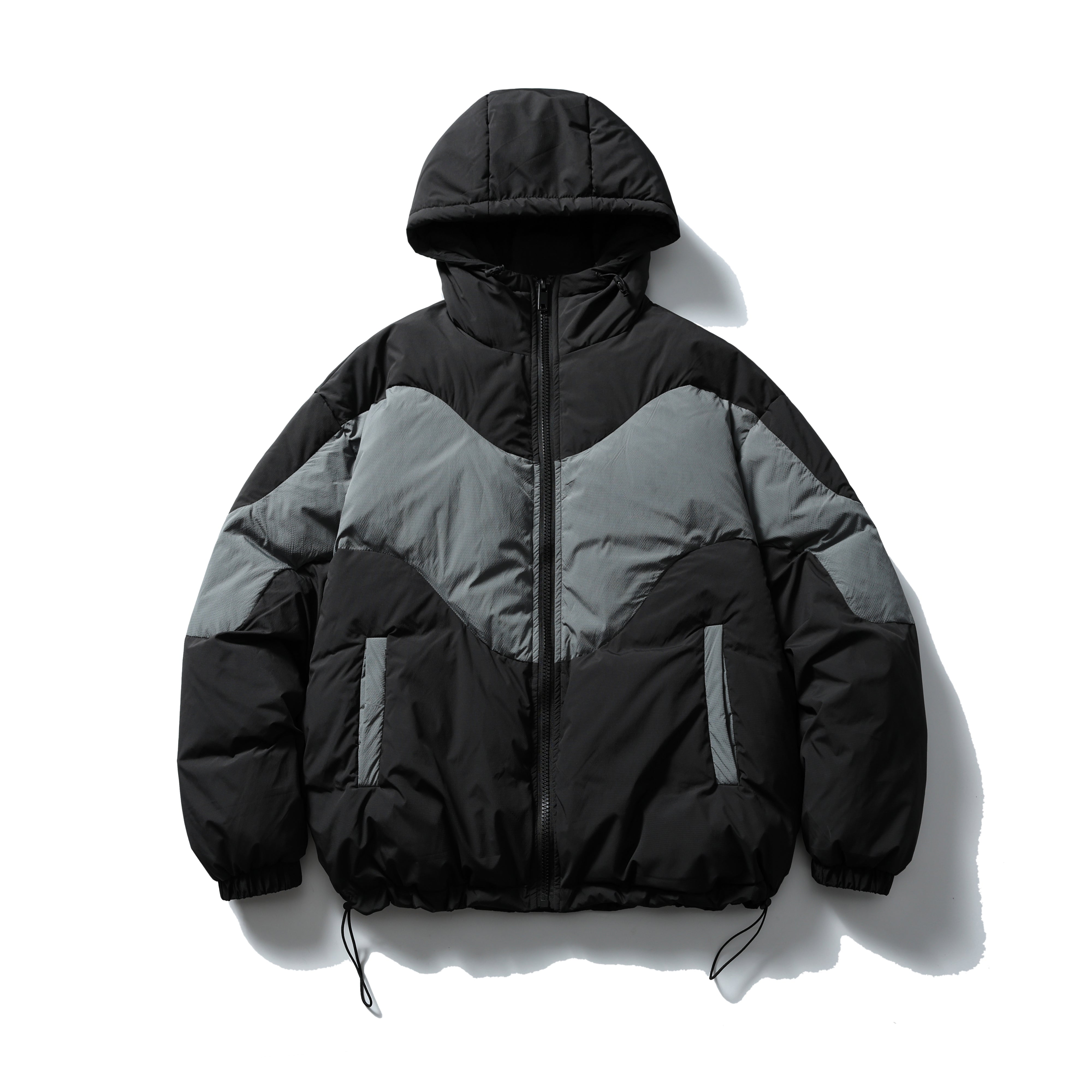 Dual Zone | Oversized Hooded Puffer - Santo