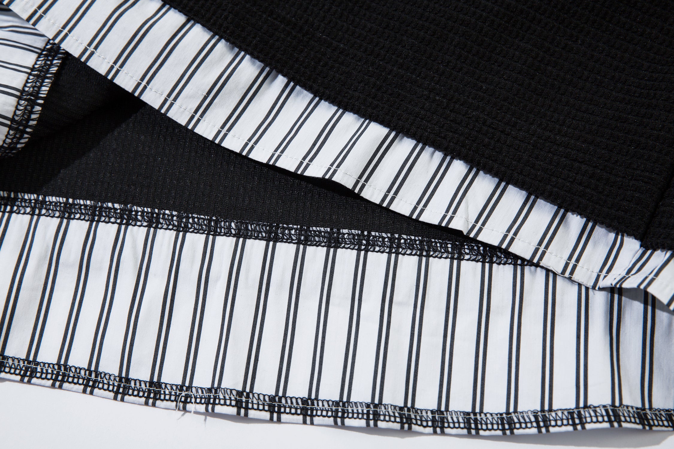 Men's Oversized T-Shirt | Striped Polo Collar