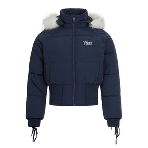 Alpine Fuse | Logo Patch Hooded Puffer