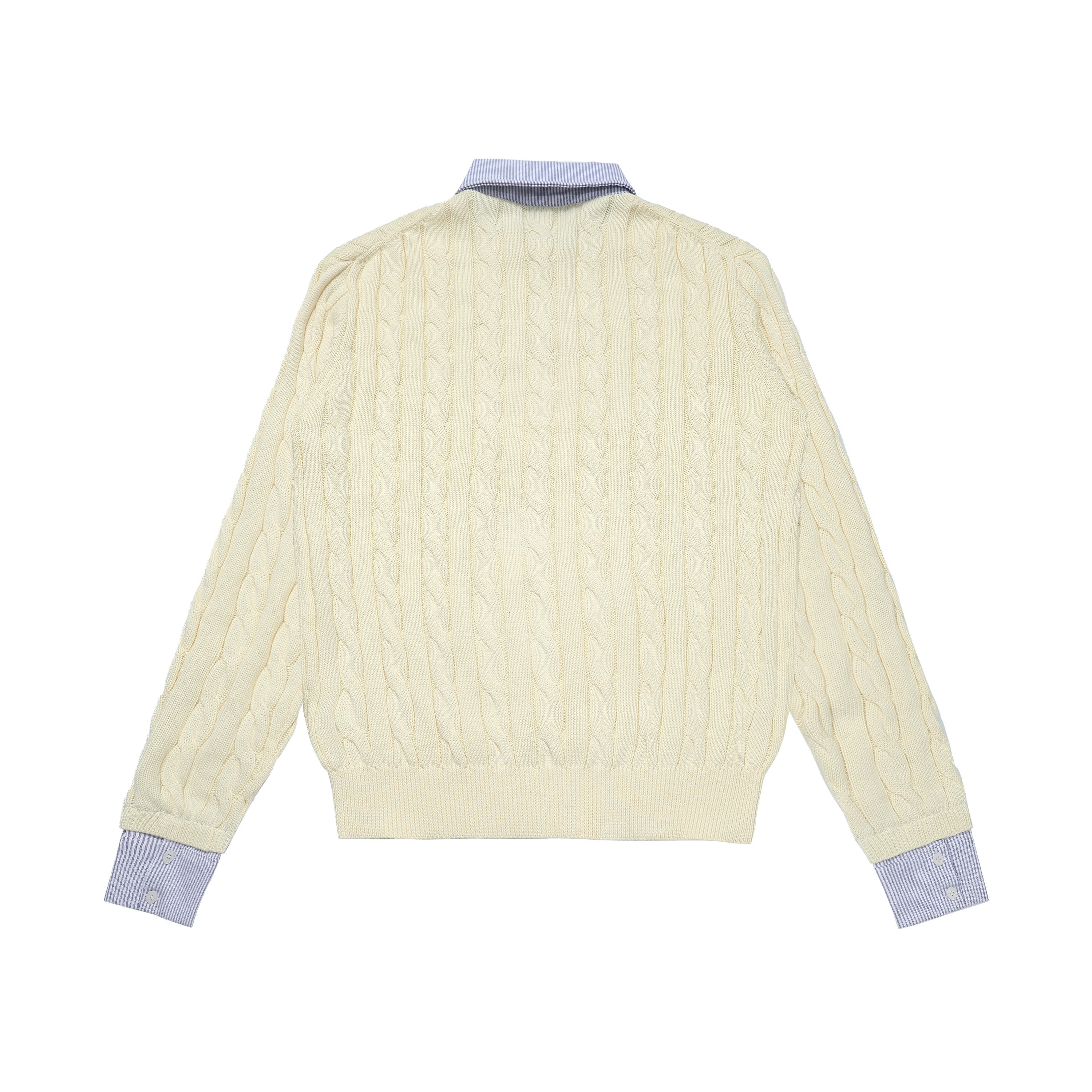 Fuzzy Pup | Dog Sweater with Colorful Knit Scarf