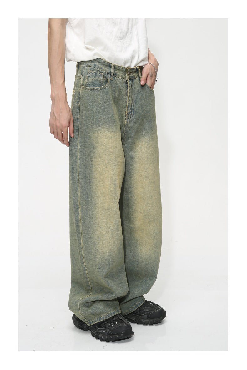 "Vintage Baggy Solid" Jeans - Santo