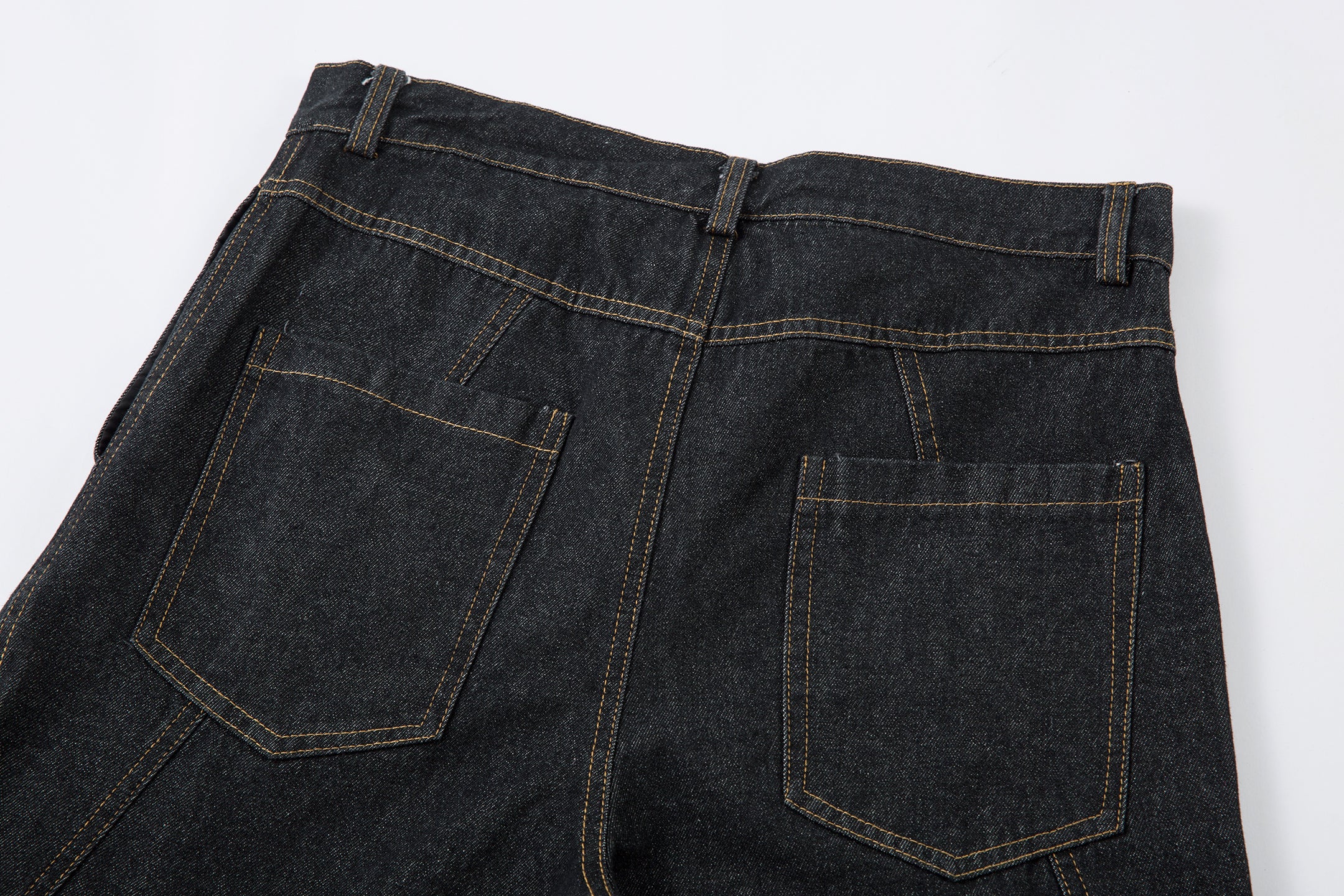 Minimal Panel Cut | Baggy Jeans - Santo