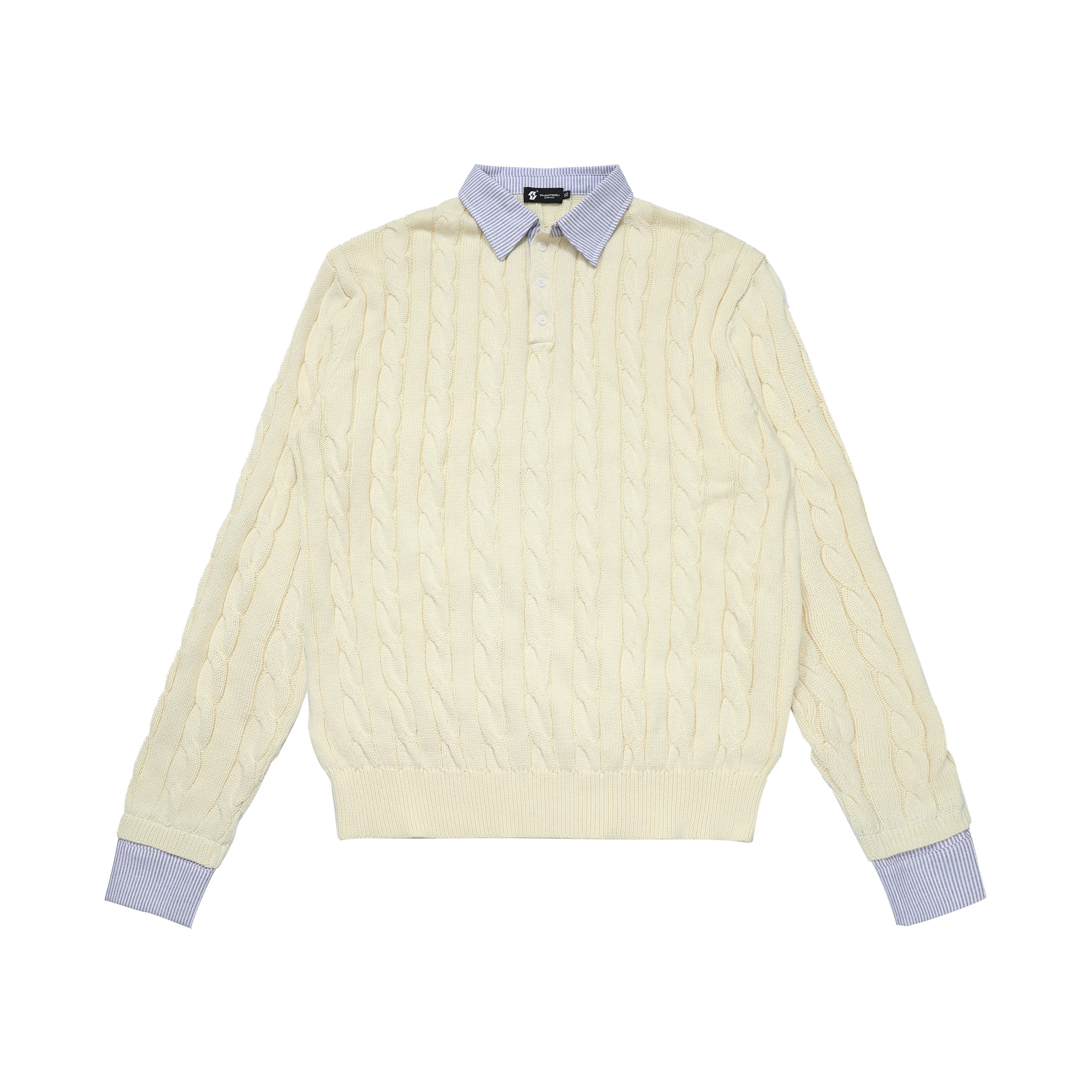 Fuzzy Pup | Dog Sweater with Colorful Knit Scarf