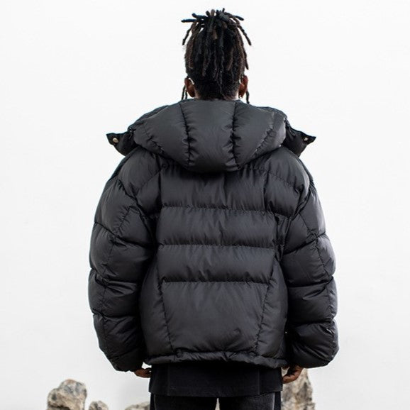 Padded Hooded Zip | Puffer Jacket - Santo