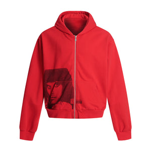 Portrait Graphic | Zip-Up Hoodie - Santo