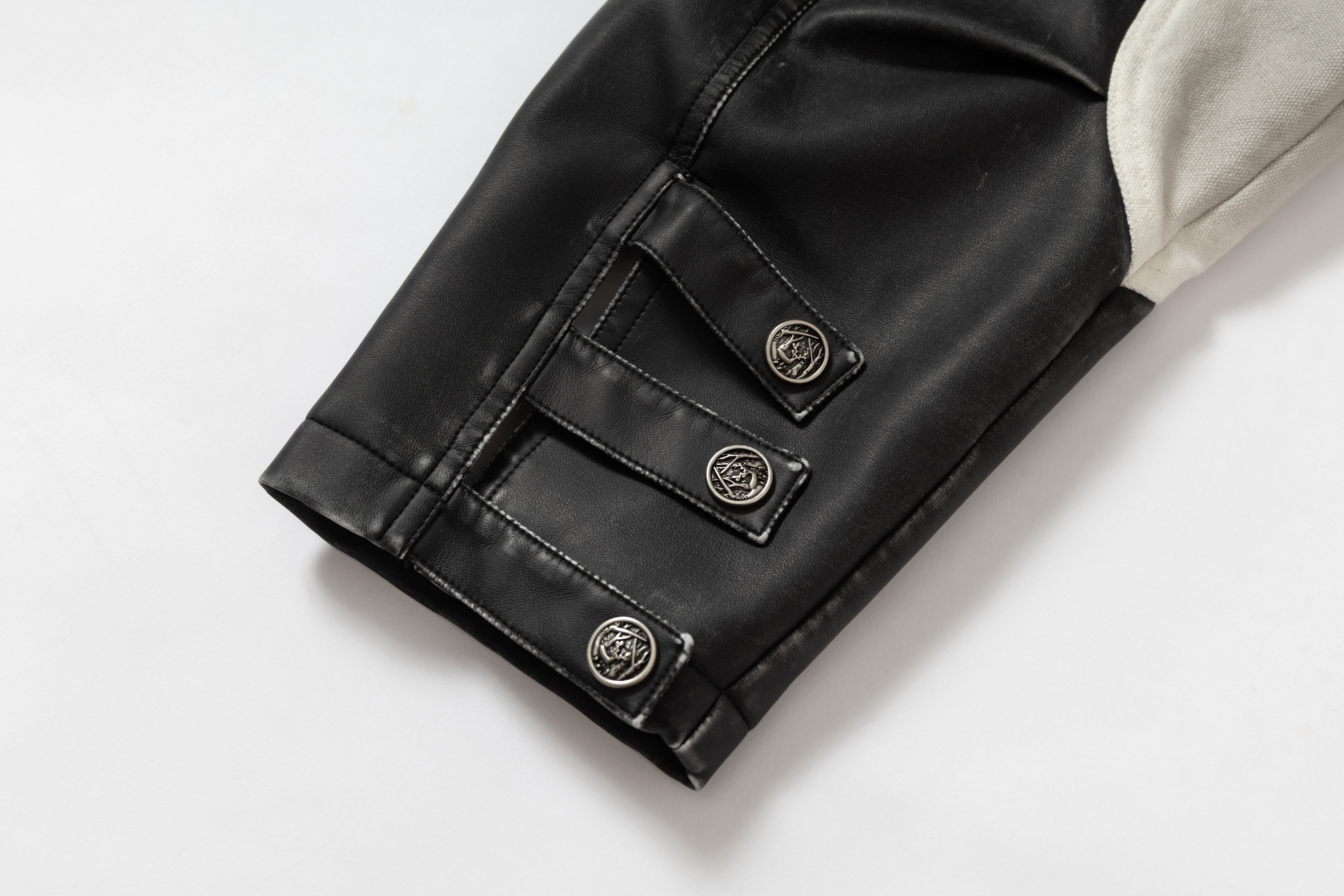 Retro Skull Punk | Motorcycle Jacket - Santo