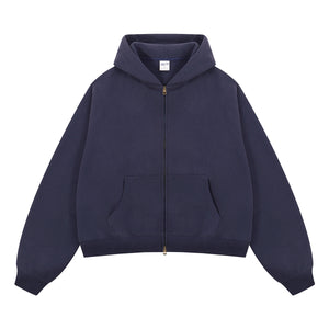 Boxy | Zip-Up Hoodie - Santo