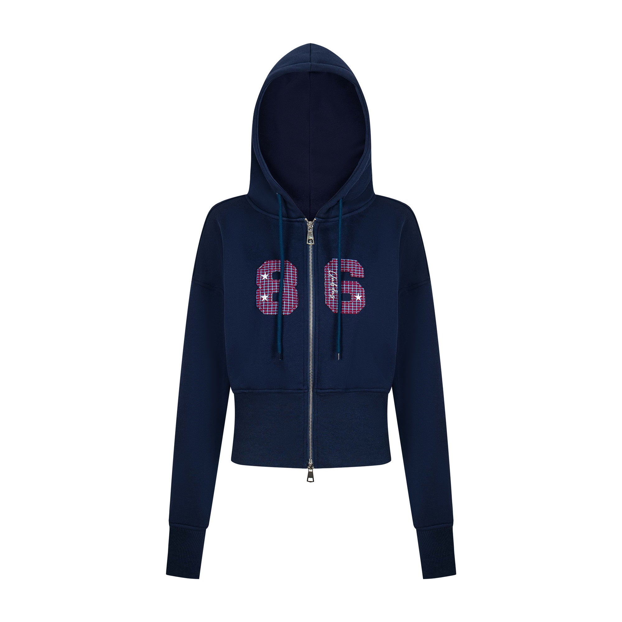 86 Zip Hoodie – Sporty Cropped Fit