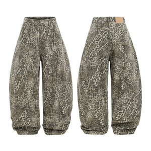 Leopard | Baggy Jeans - Santo
