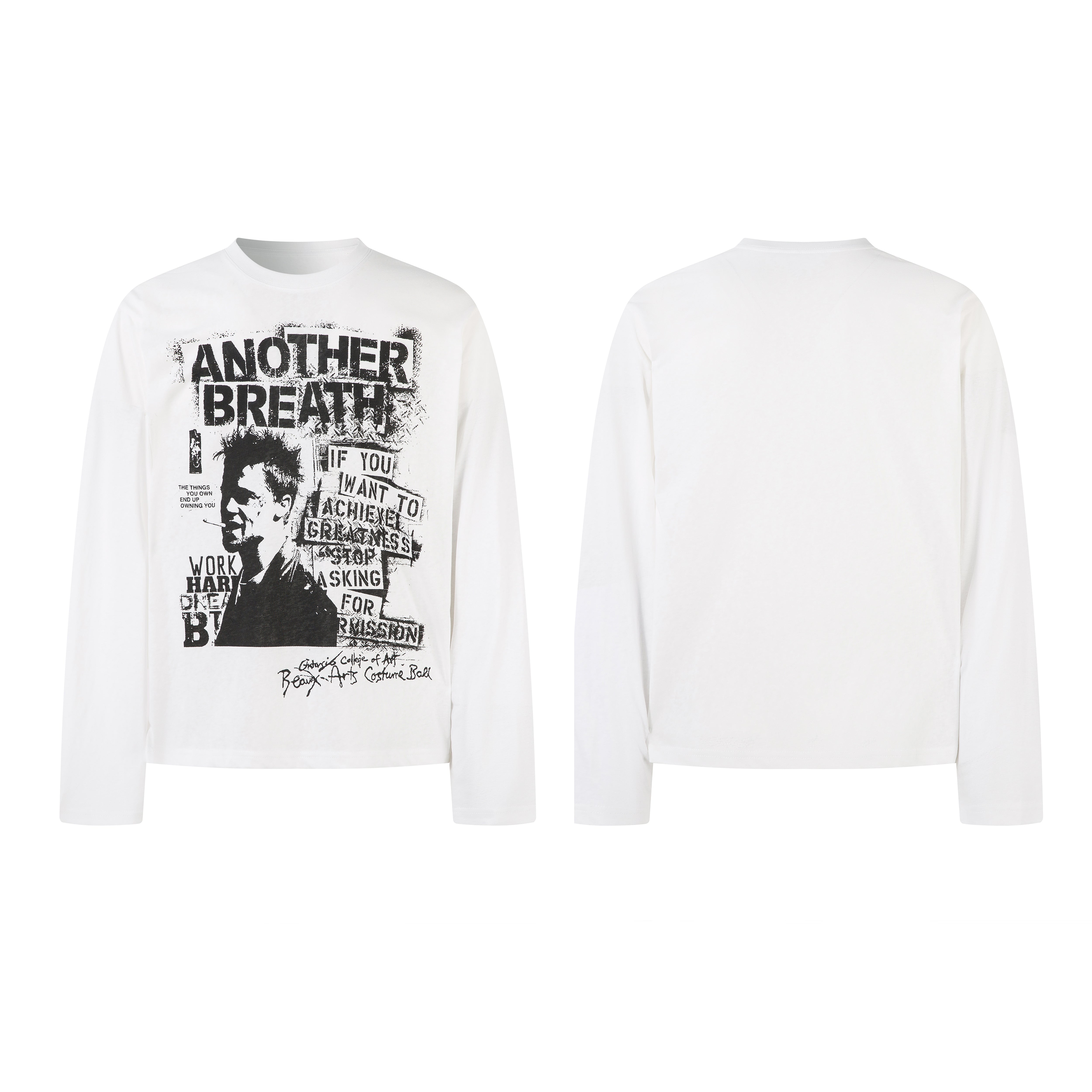 Grunge Portrait Print | Graphic Sweatshirt - Santo