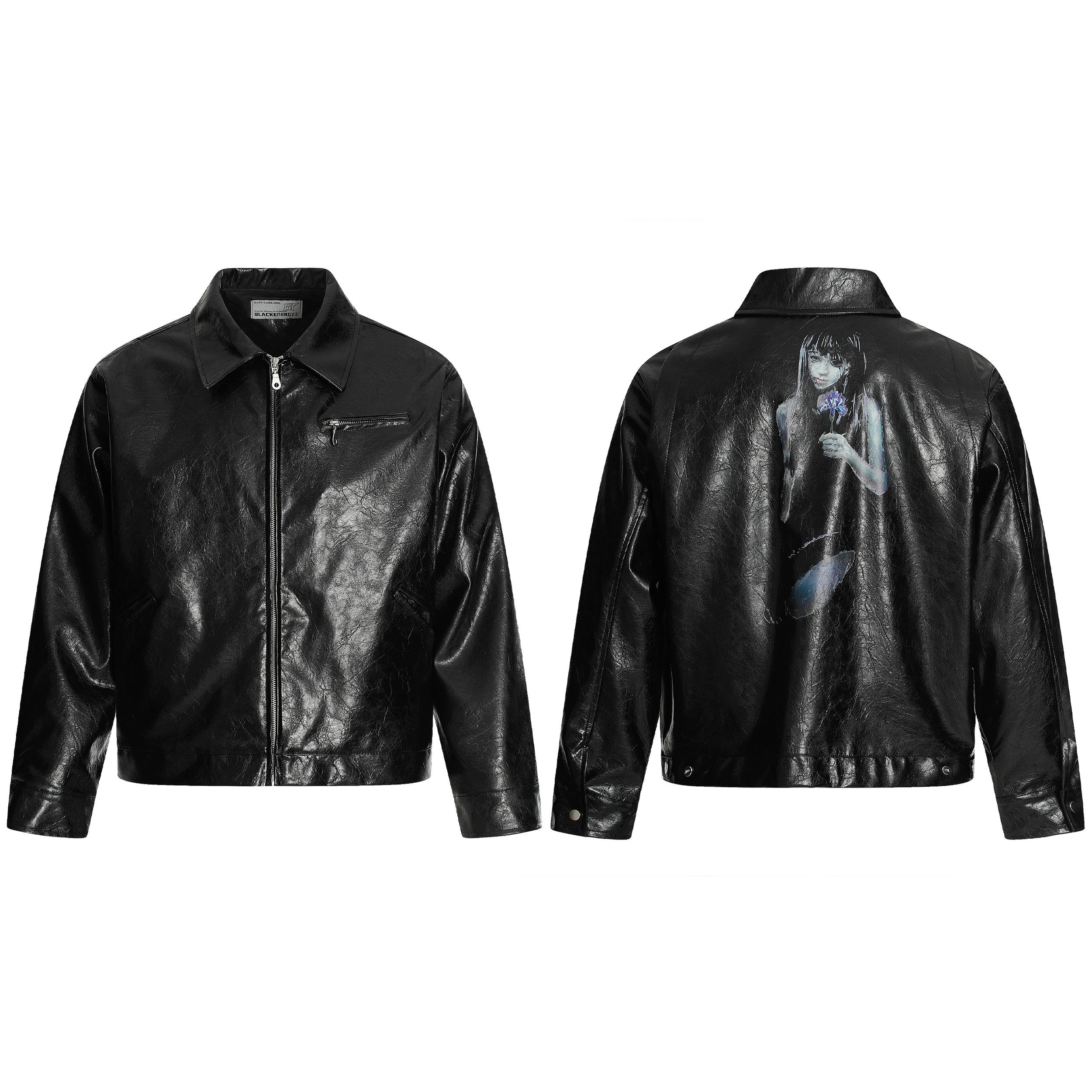 Goth Anime | PU Leather Jacket - Santo