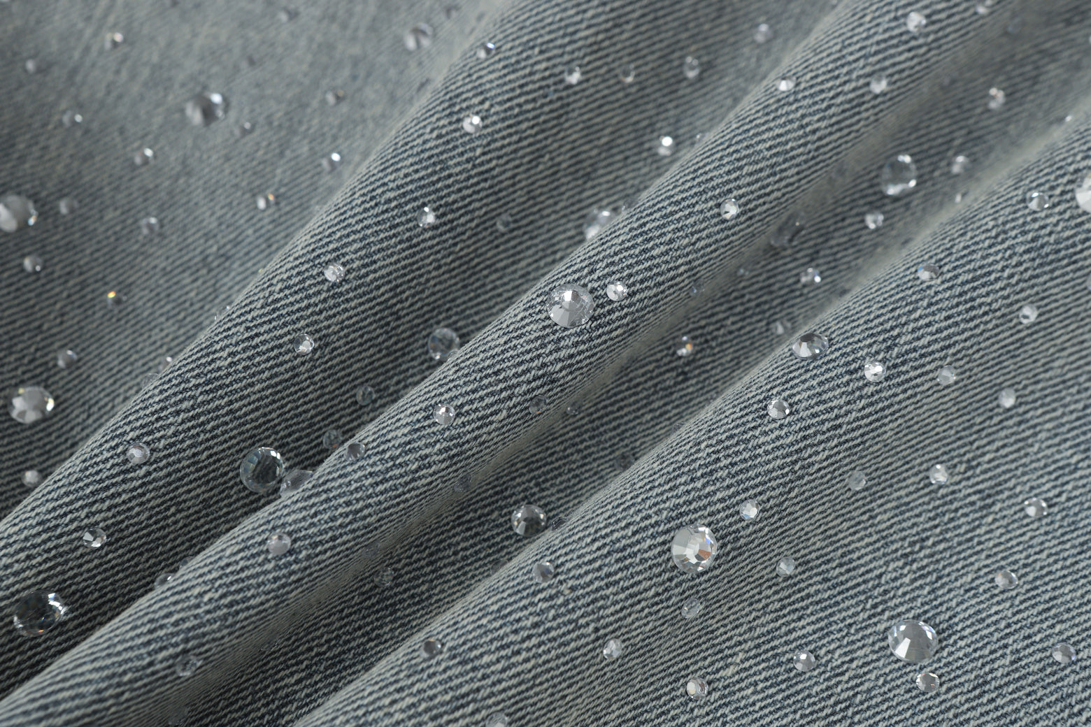 Sparkling Rhinestone | Denim jeans