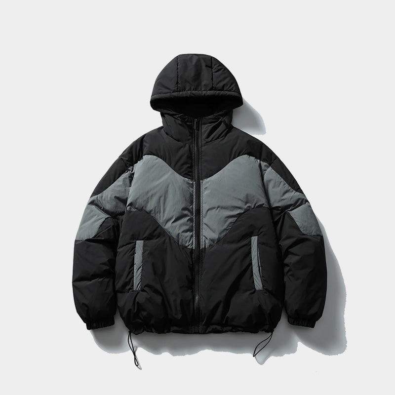 Dual Zone | Oversized Hooded Puffer - Santo