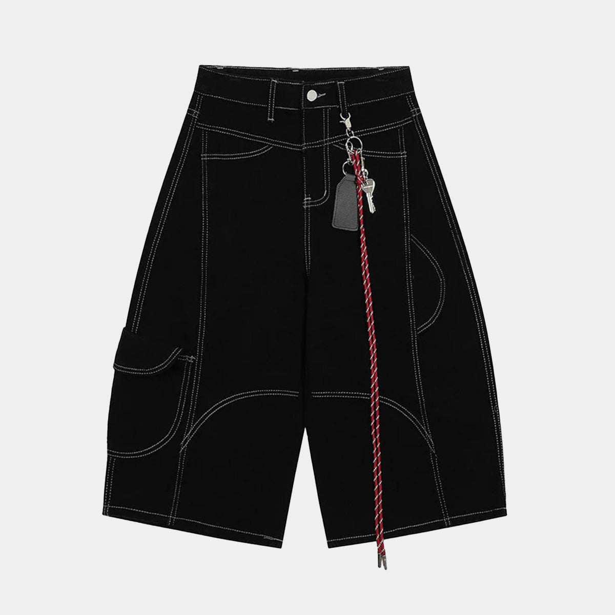 Contrast Stitch Cargo Shorts | Streetwear Style