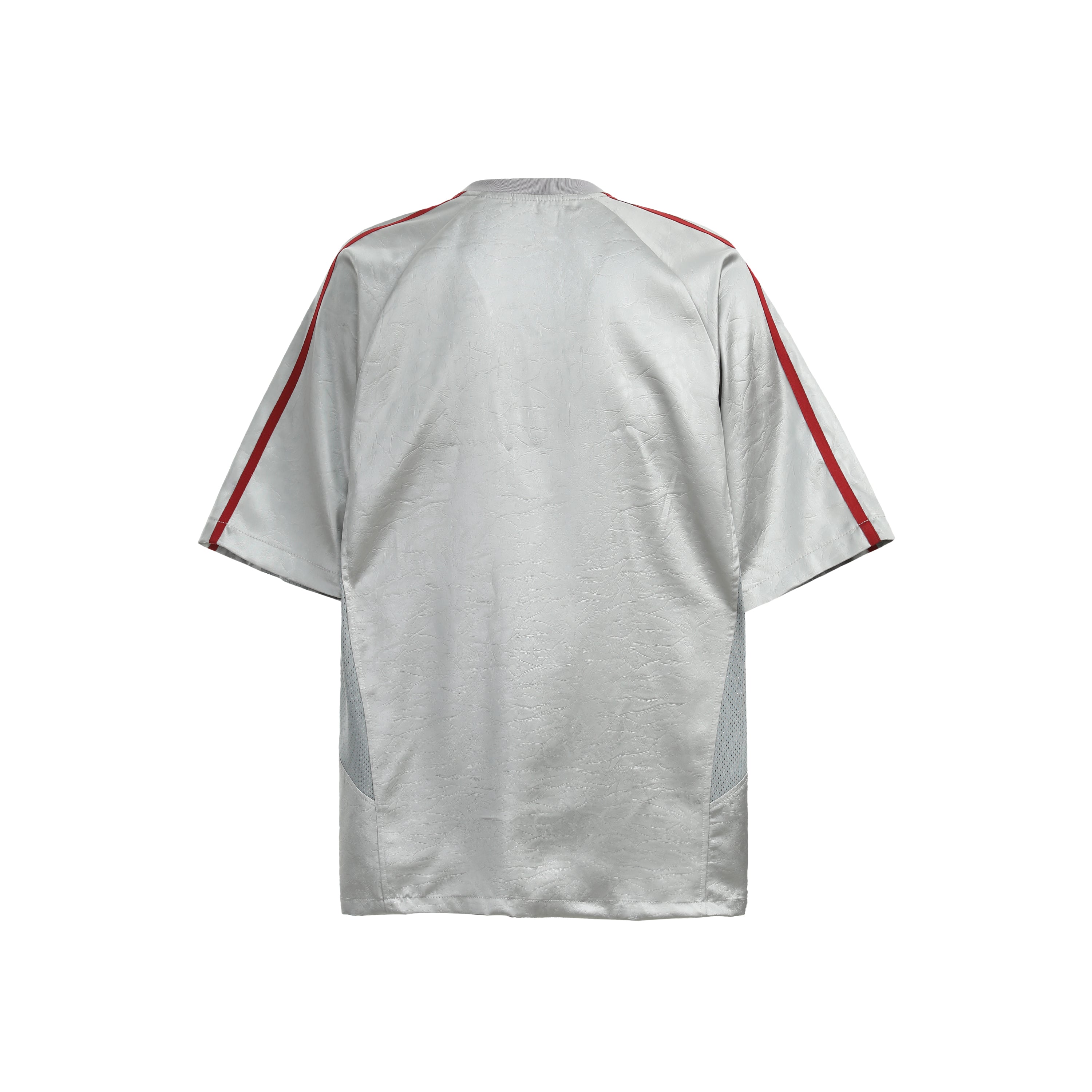 Men's Oversized Faux Leather Soccer Jersey