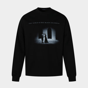 Gothic Graphic Sweatshirt | Vintage Long Sleeve Streetwear Top - Santo