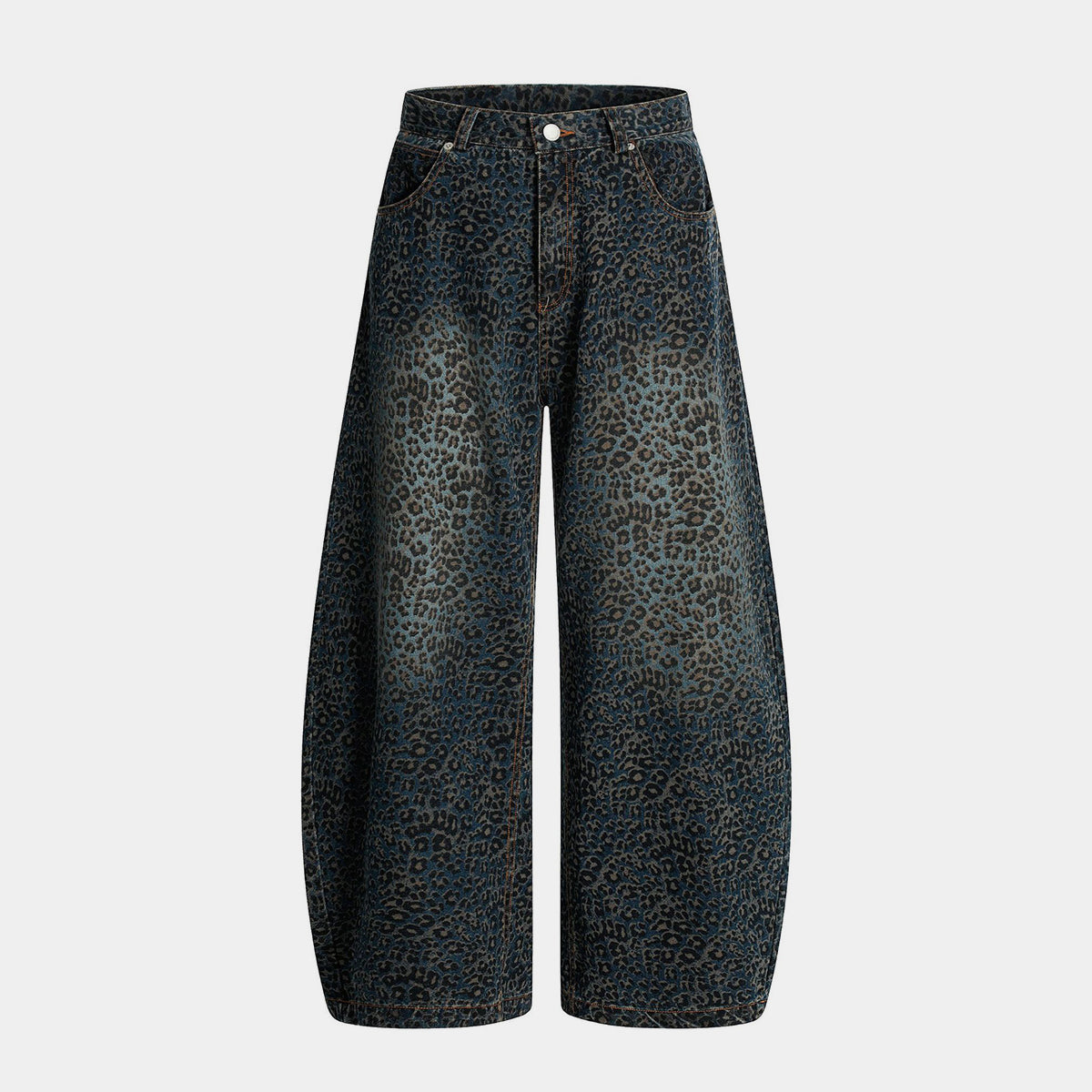 Leopard Print | Denim Street Barrel Jeans