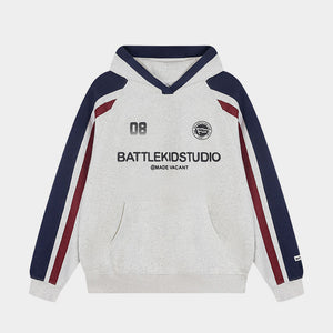 Racing Stripe Block | Athletic Hoodie