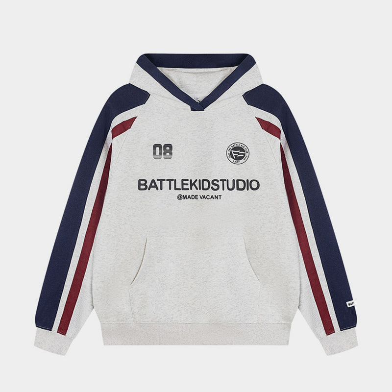 Racing Stripe Block | Athletic Hoodie