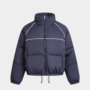 Panel Stitching | Stand Collar Coat